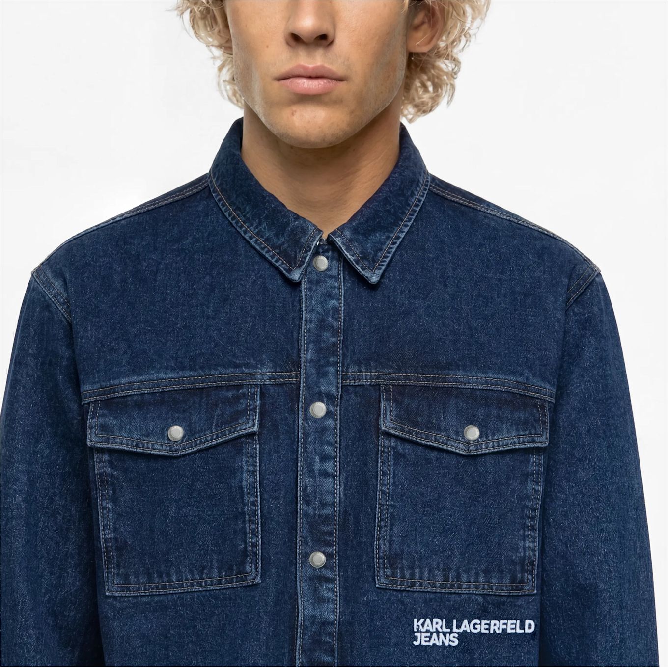 KARL LAGERFELD JEANS Hemd: BLAU