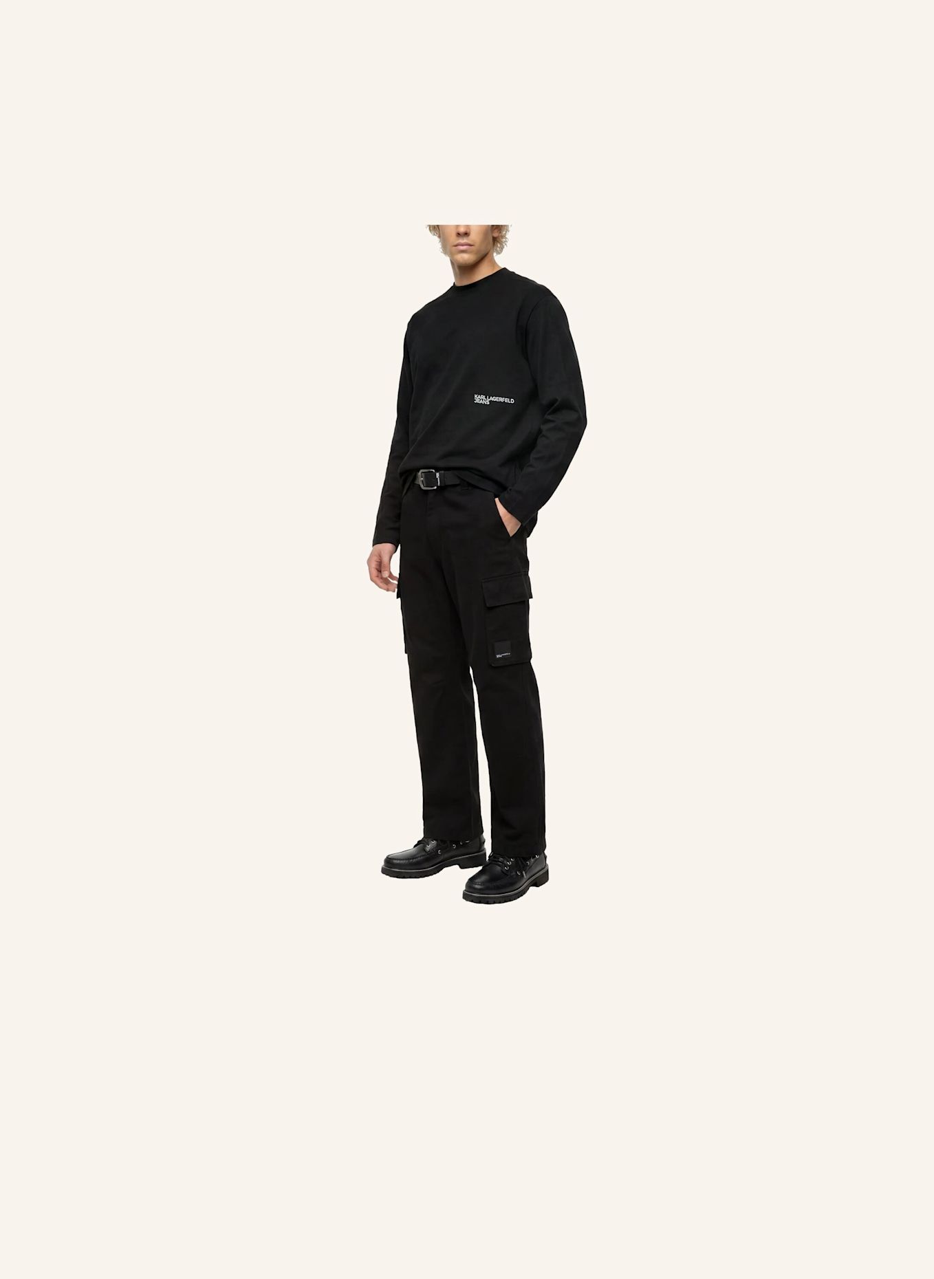 KARL LAGERFELD JEANS T-shirt: SCHWARZ