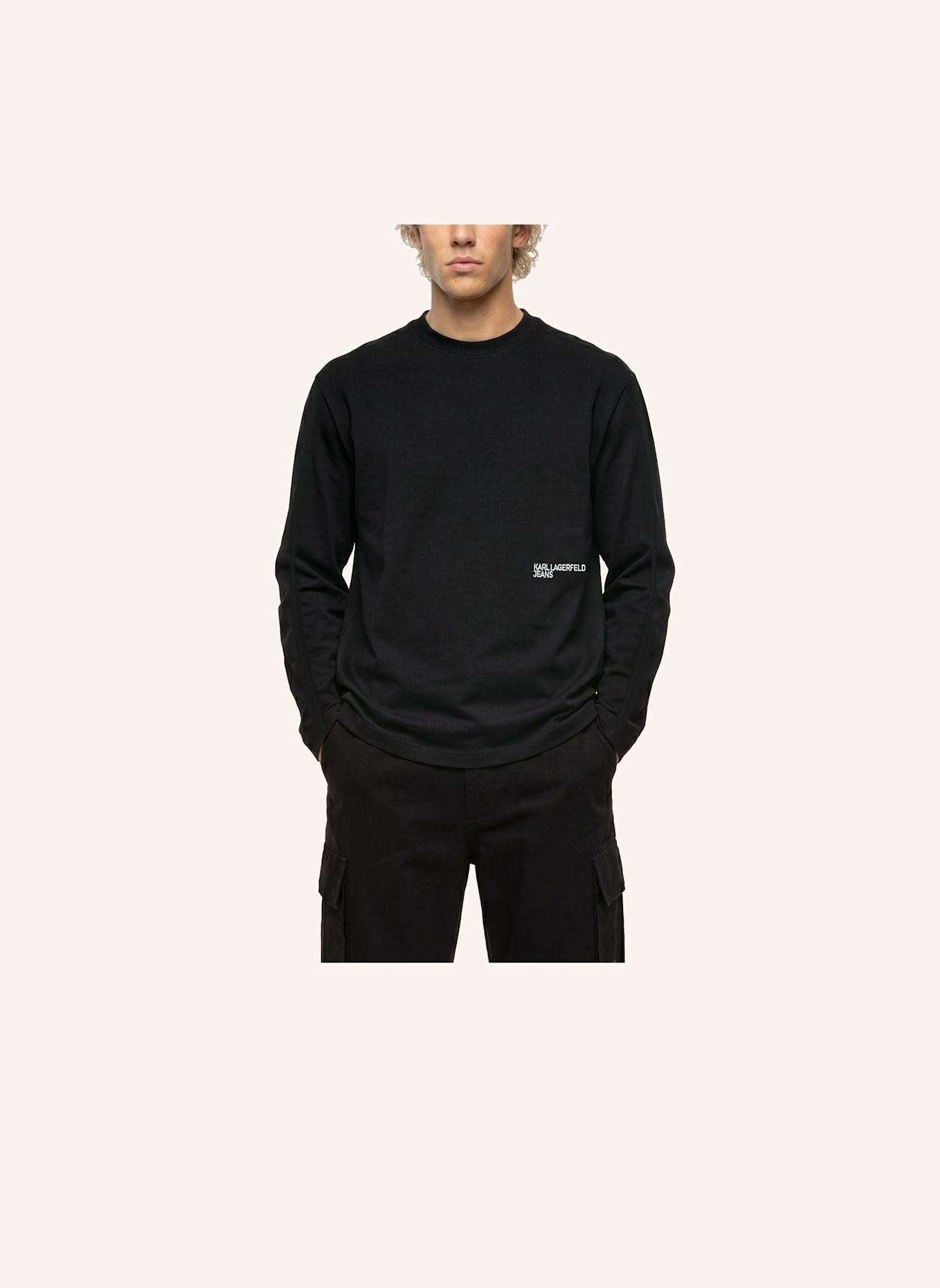 KARL LAGERFELD JEANS T-shirt: SCHWARZ