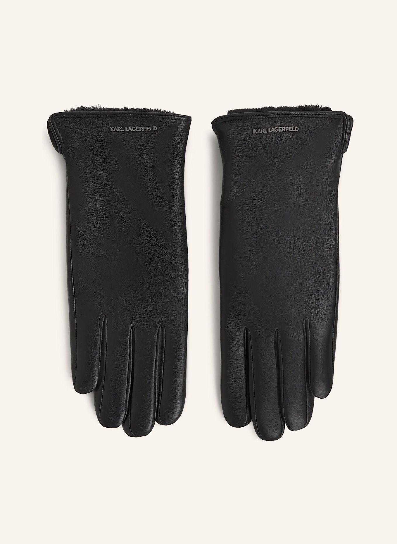 KARL LAGERFELD Handschuhe: SCHWARZ