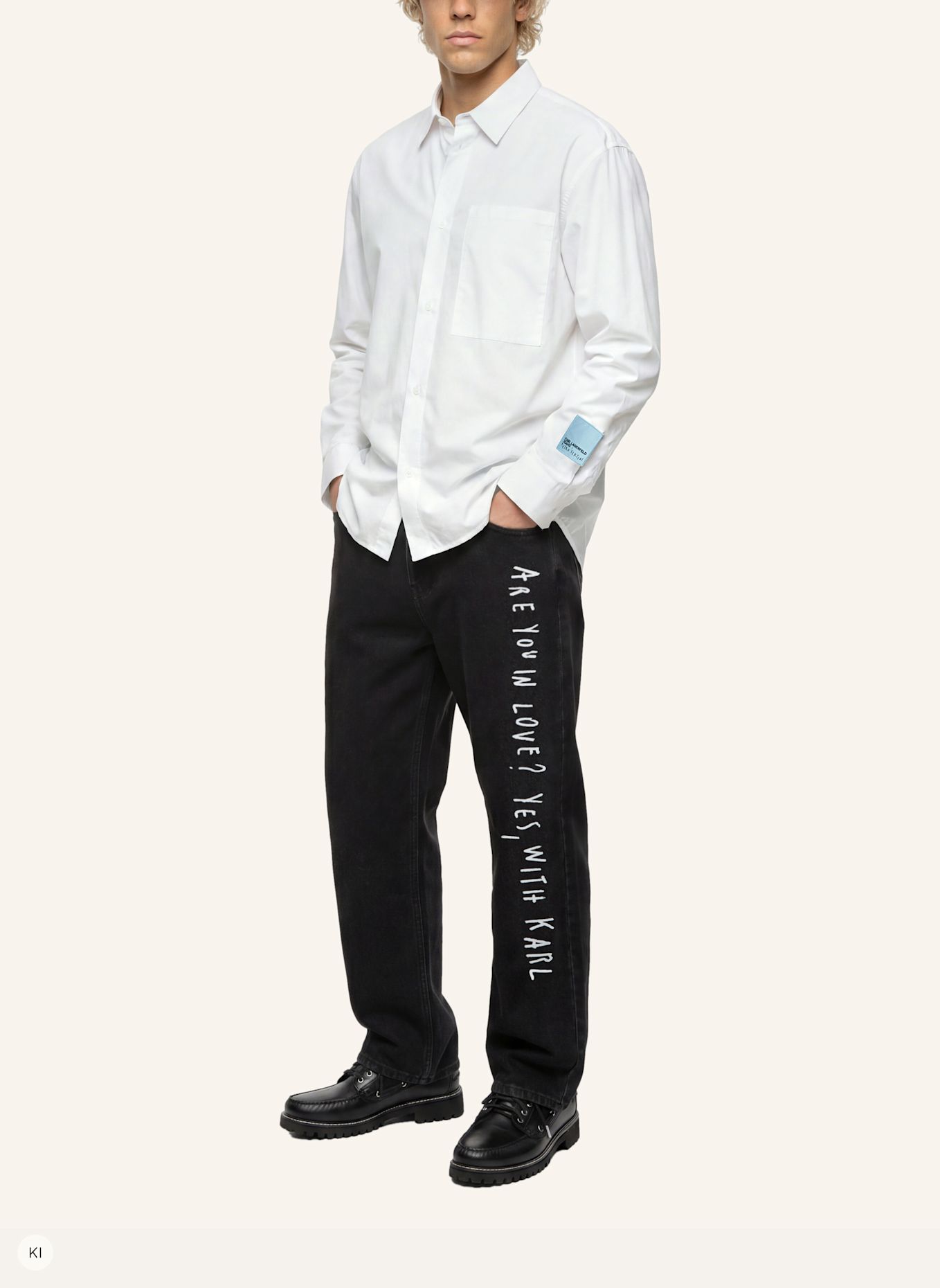 KARL LAGERFELD JEANS Jeans x Pietro Terzini: SCHWARZ