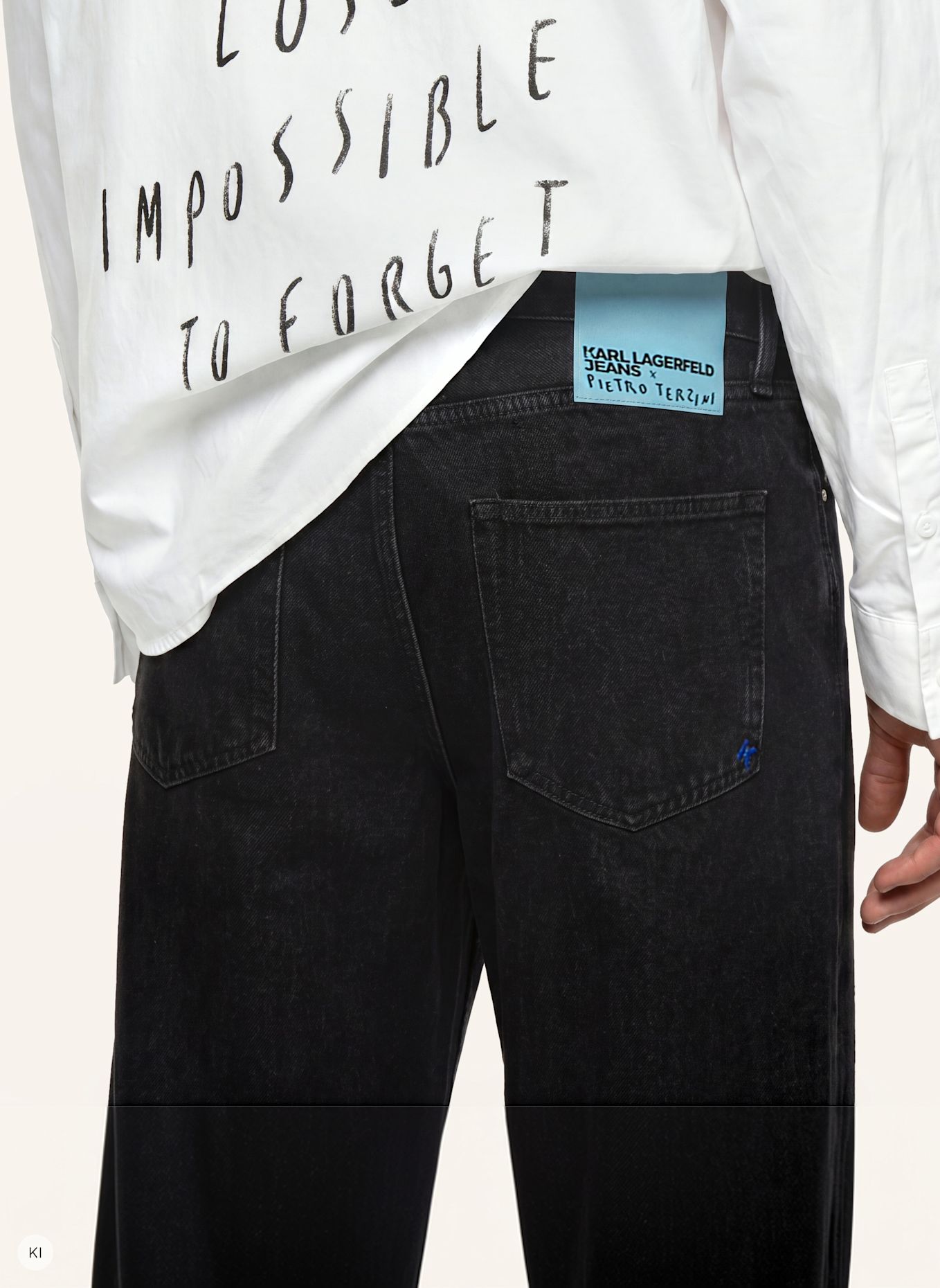 KARL LAGERFELD JEANS Jeans x Pietro Terzini: SCHWARZ