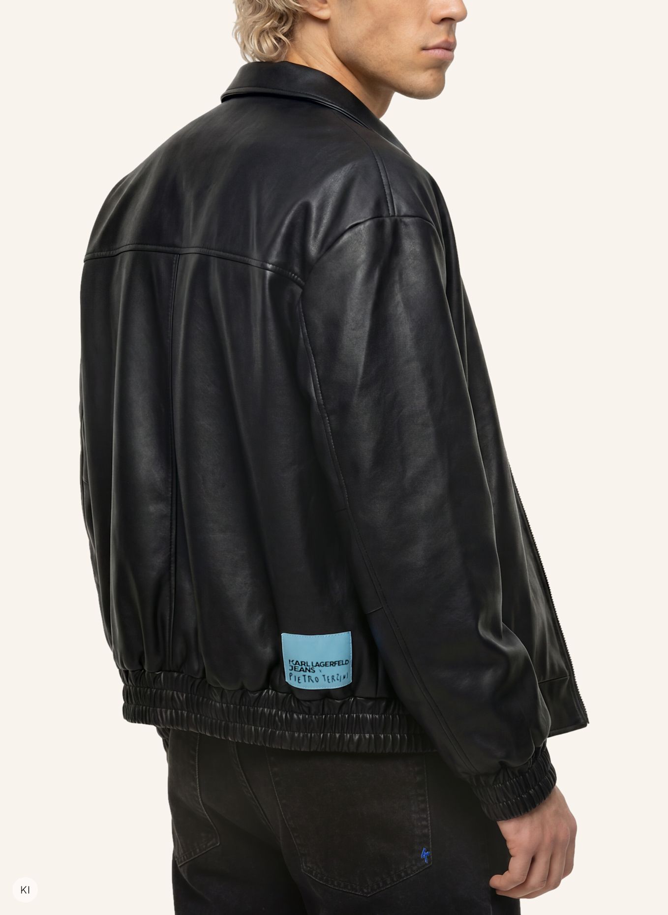 KARL LAGERFELD JEANS Jacke x Pietro Terzini: SCHWARZ