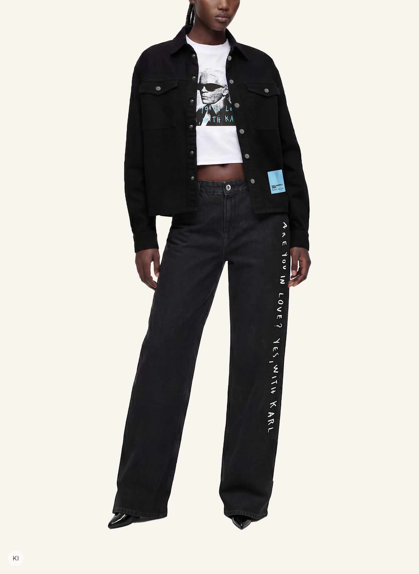 KARL LAGERFELD JEANS Jeans: SCHWARZ
