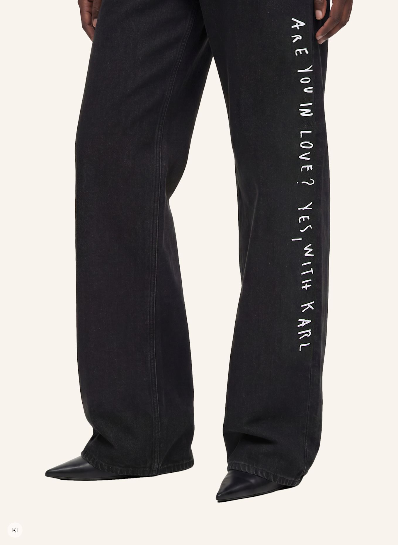 KARL LAGERFELD JEANS Jeans: SCHWARZ