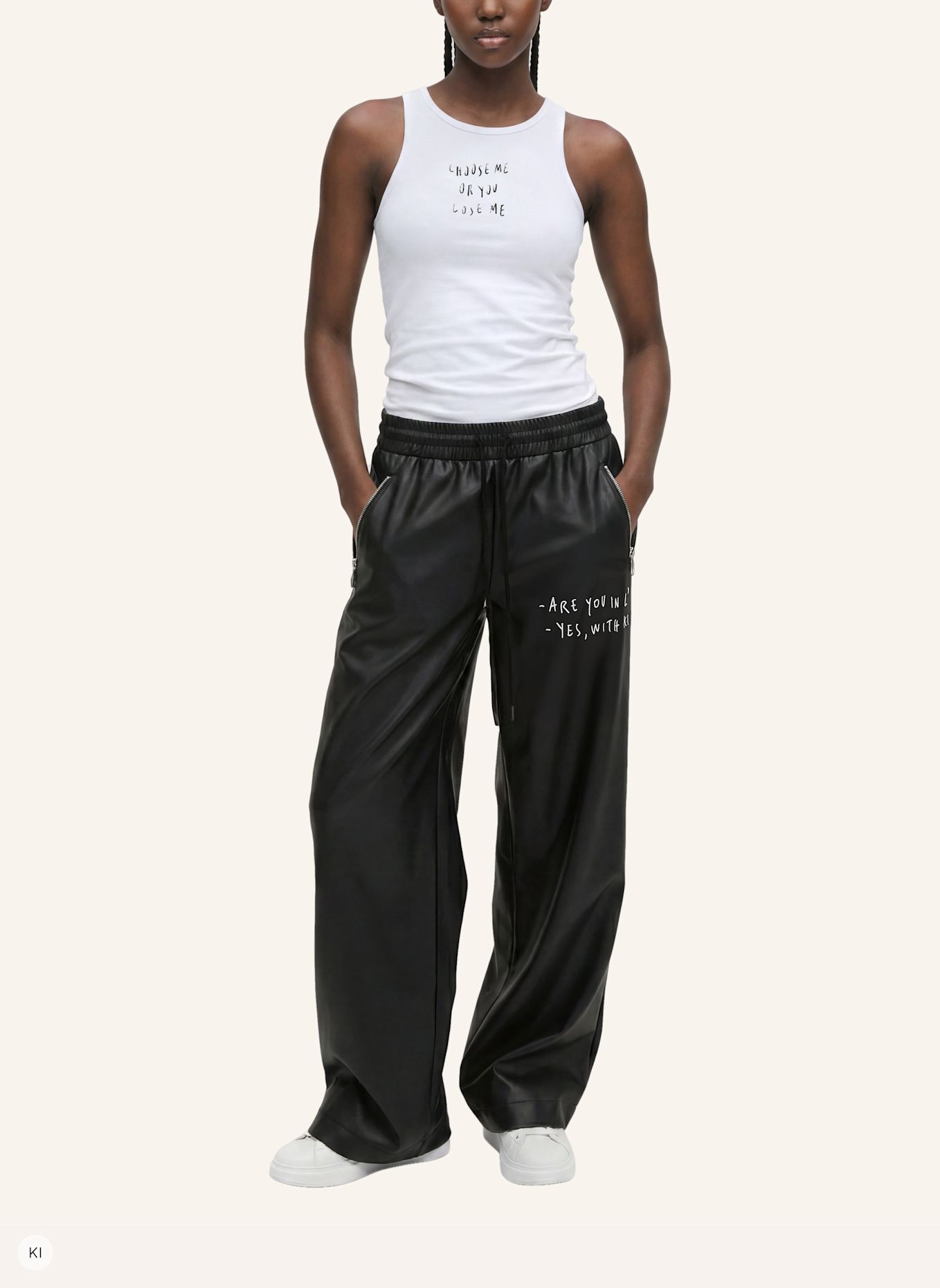 KARL LAGERFELD JEANS Hose: SCHWARZ