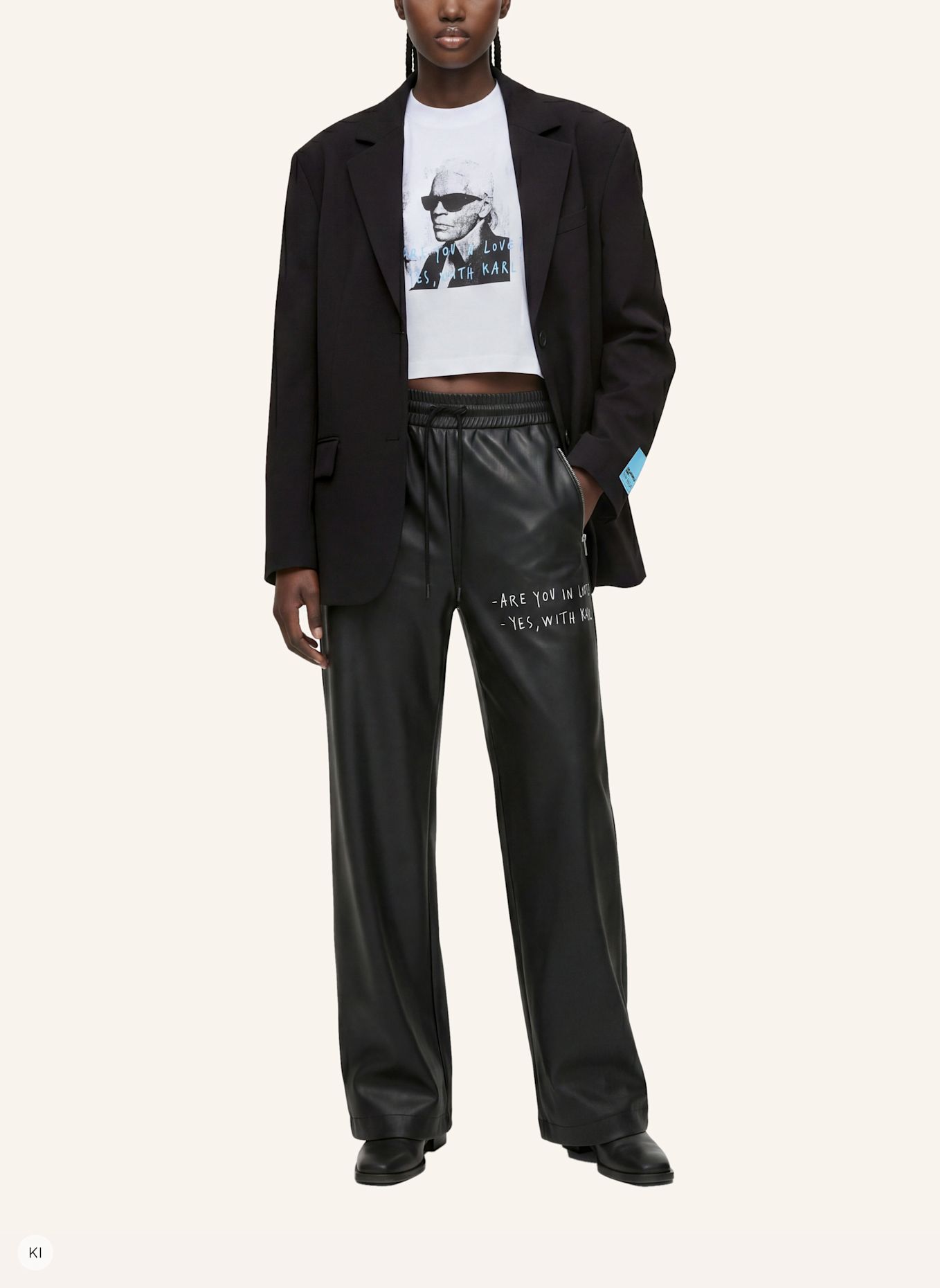 KARL LAGERFELD JEANS Blazer: SCHWARZ