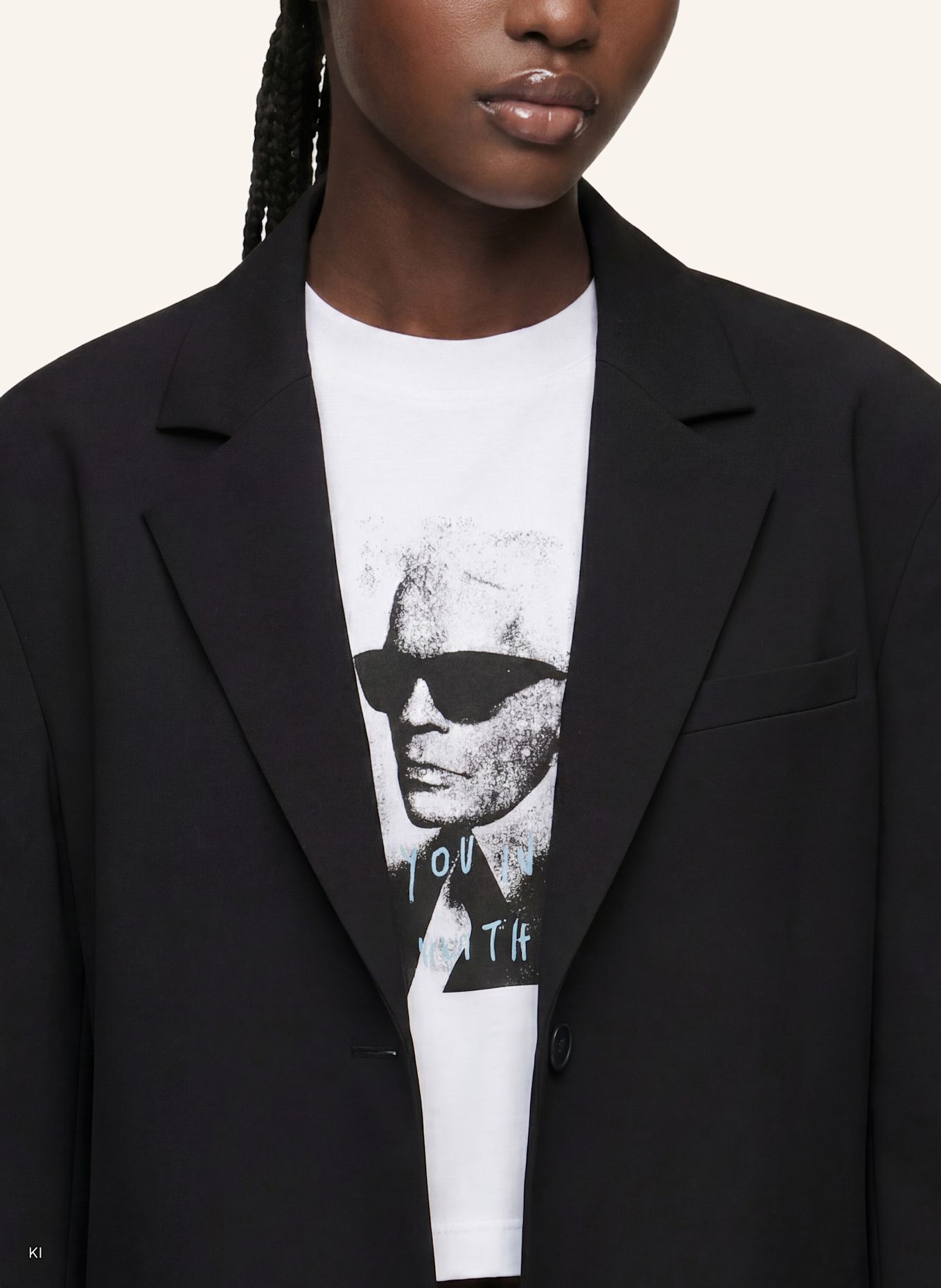KARL LAGERFELD JEANS Blazer: SCHWARZ