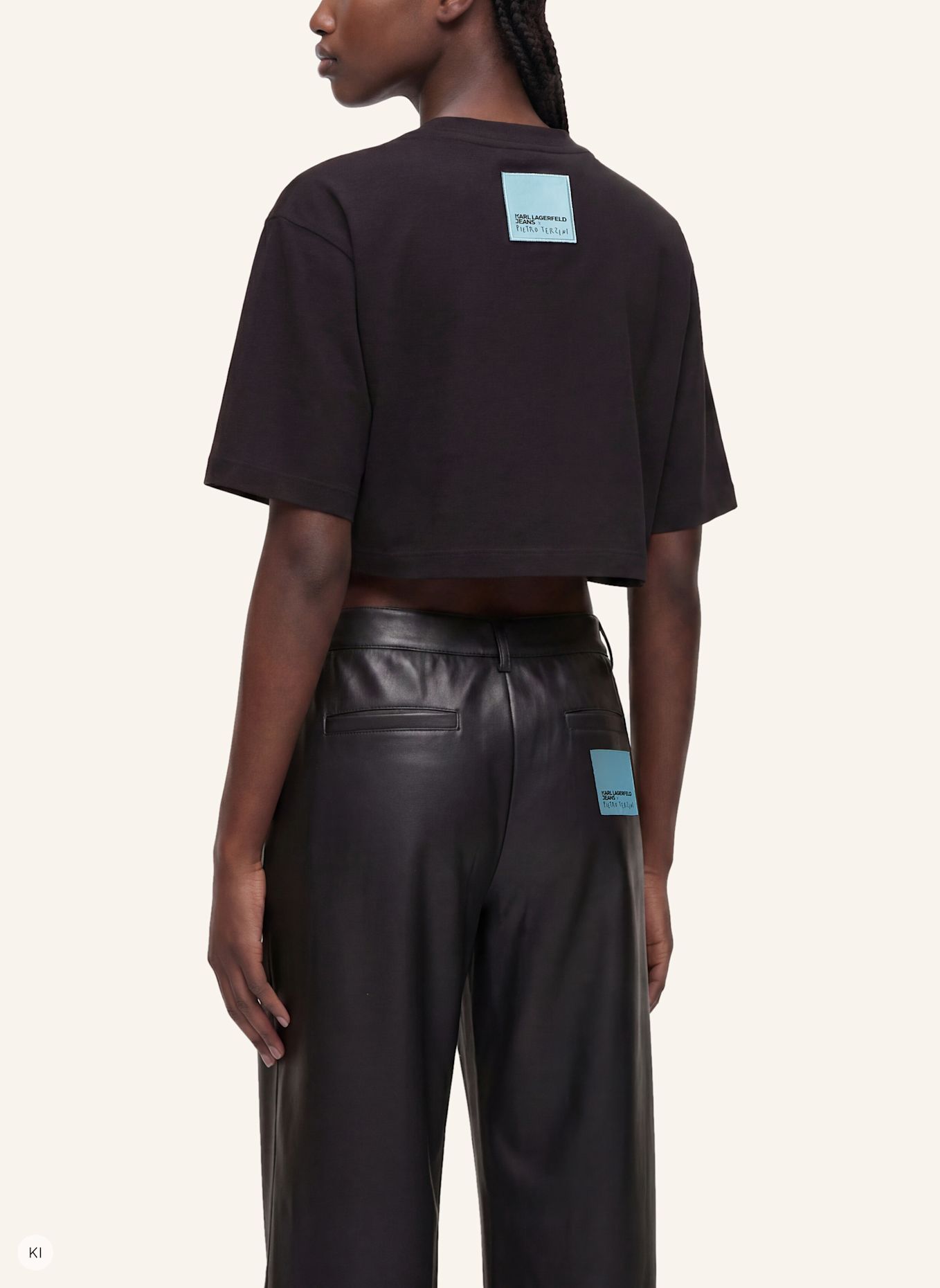 KARL LAGERFELD JEANS T-shirt: SCHWARZ
