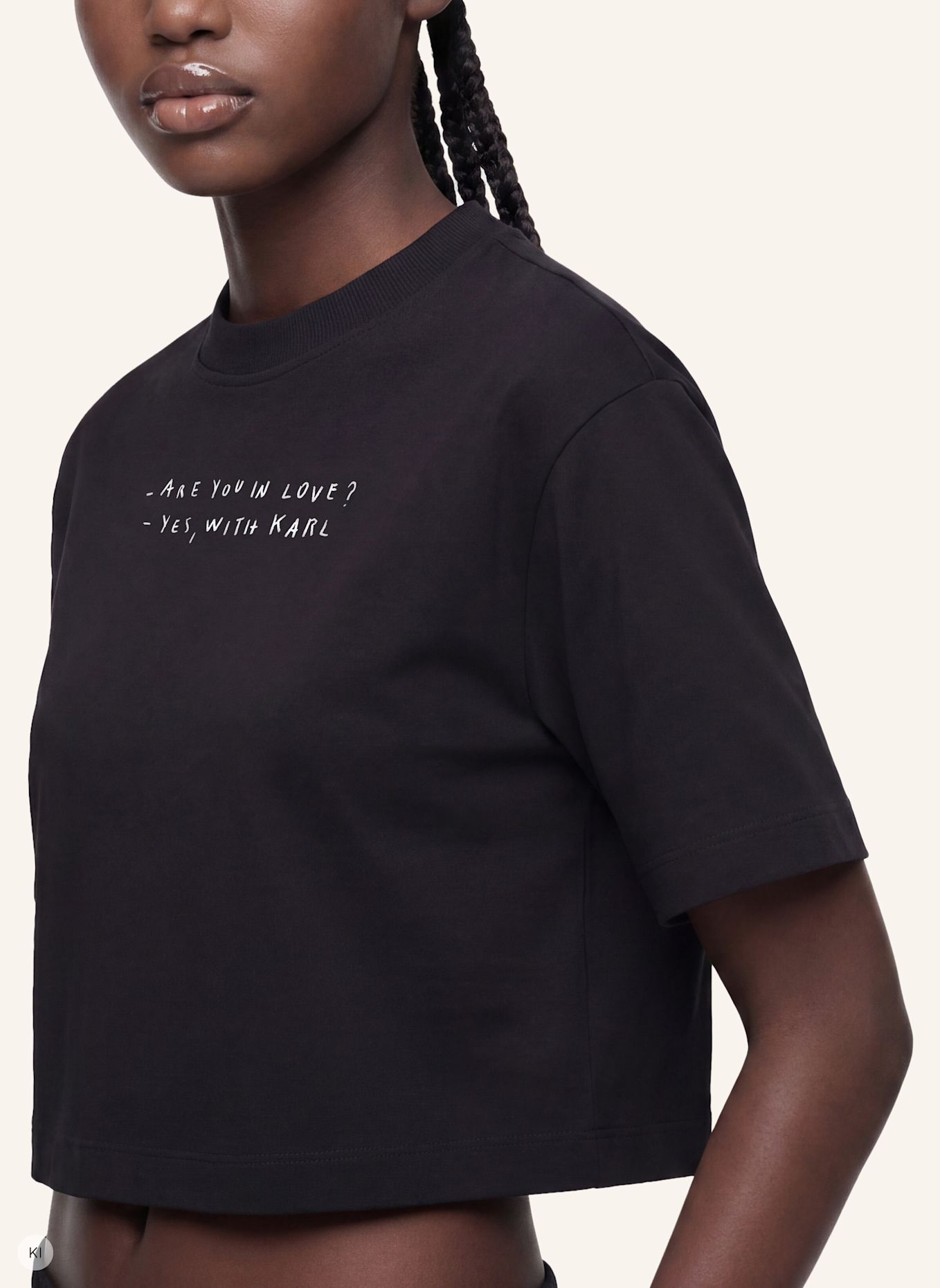 KARL LAGERFELD JEANS T-shirt: SCHWARZ