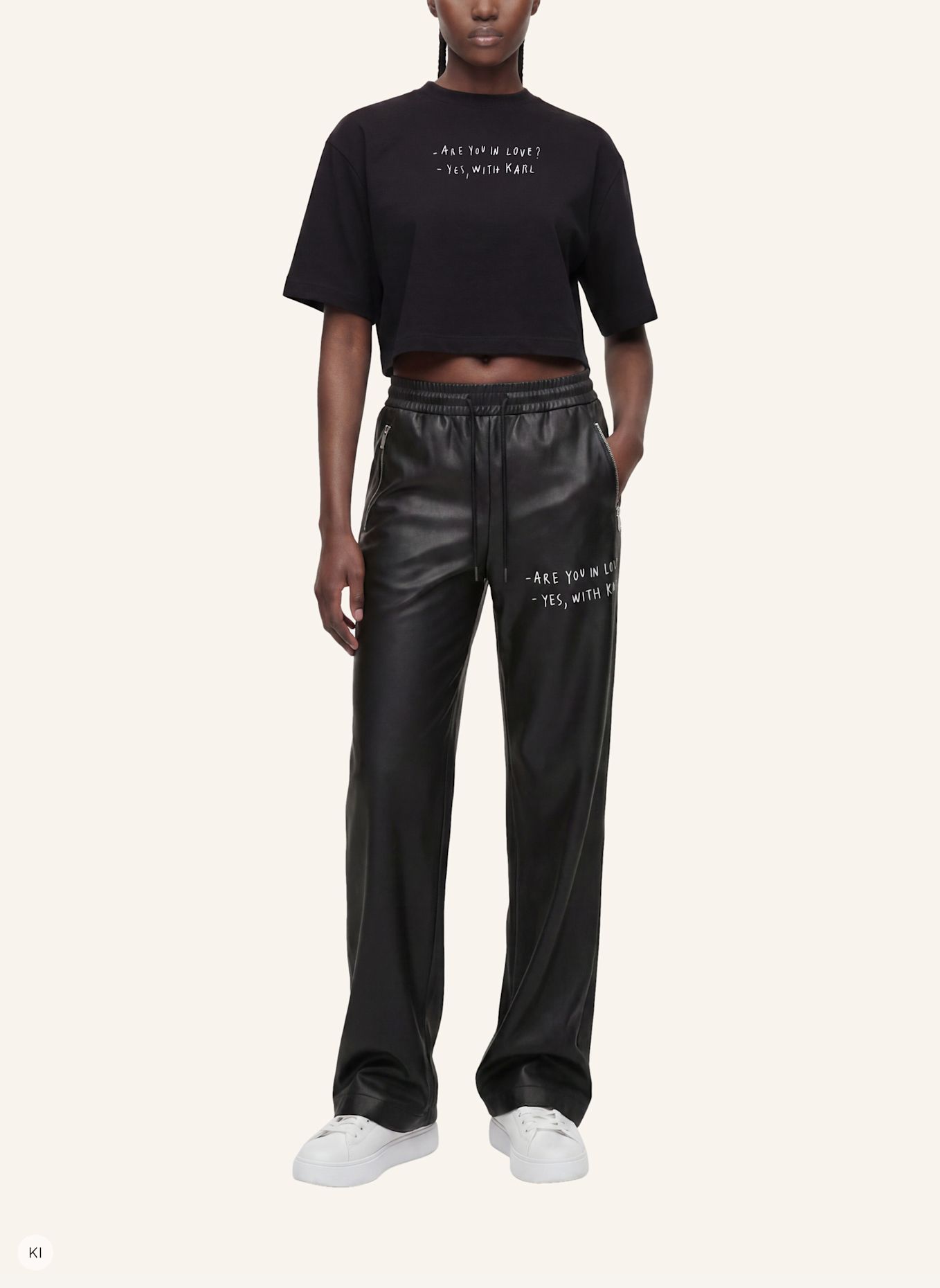 KARL LAGERFELD JEANS T-shirt: SCHWARZ
