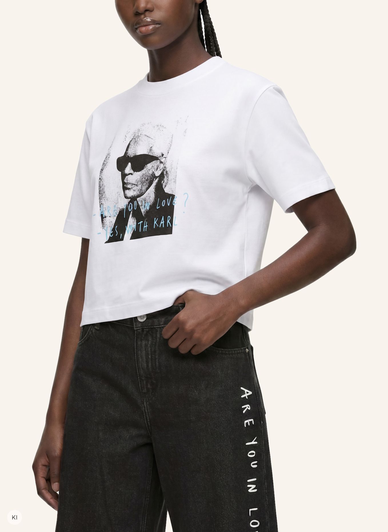 KARL LAGERFELD JEANS T-shirt: WEISS