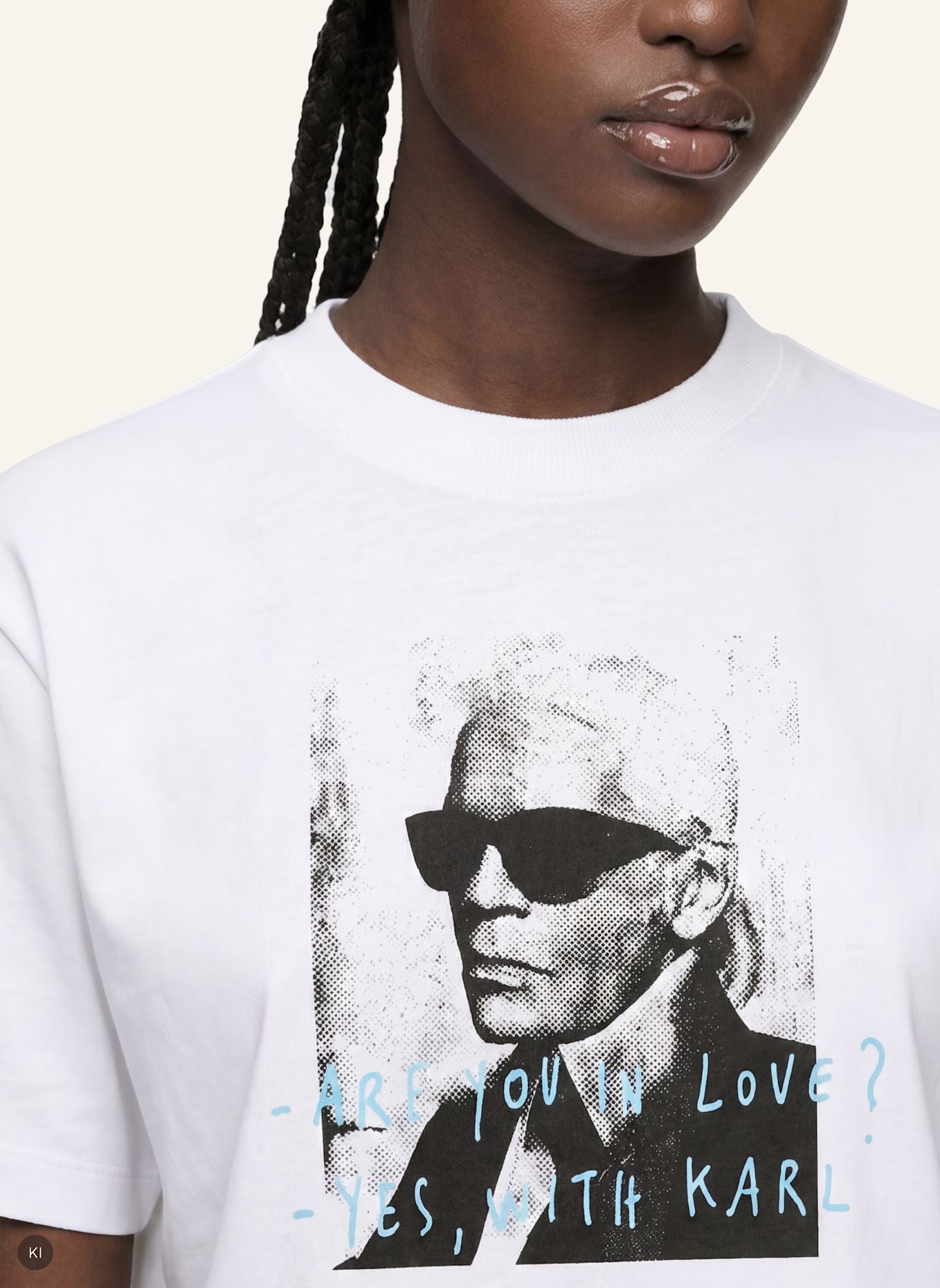 KARL LAGERFELD JEANS T-shirt: WEISS