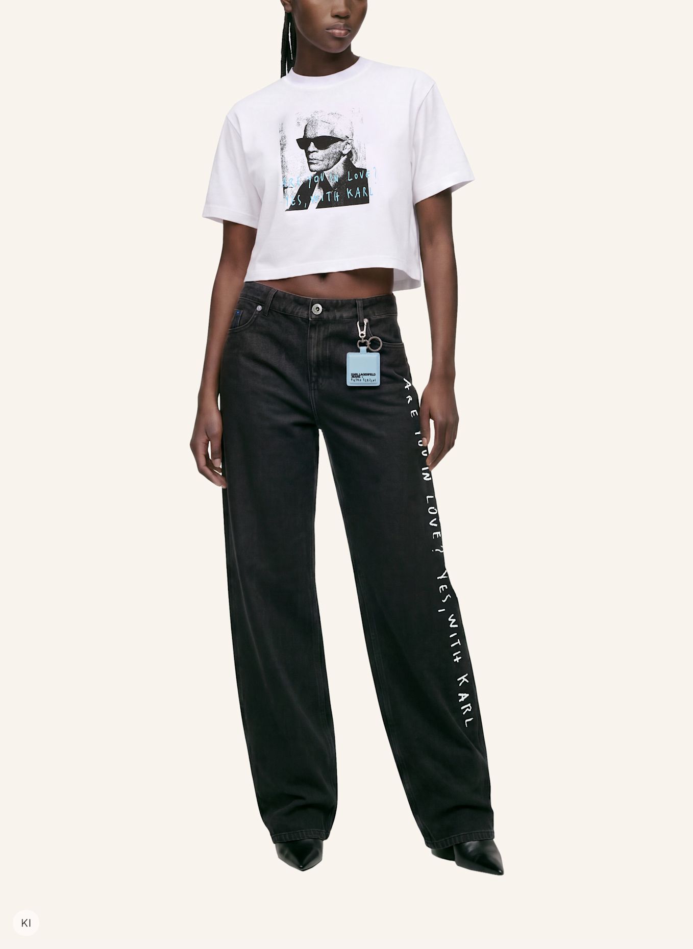 KARL LAGERFELD JEANS T-shirt: WEISS