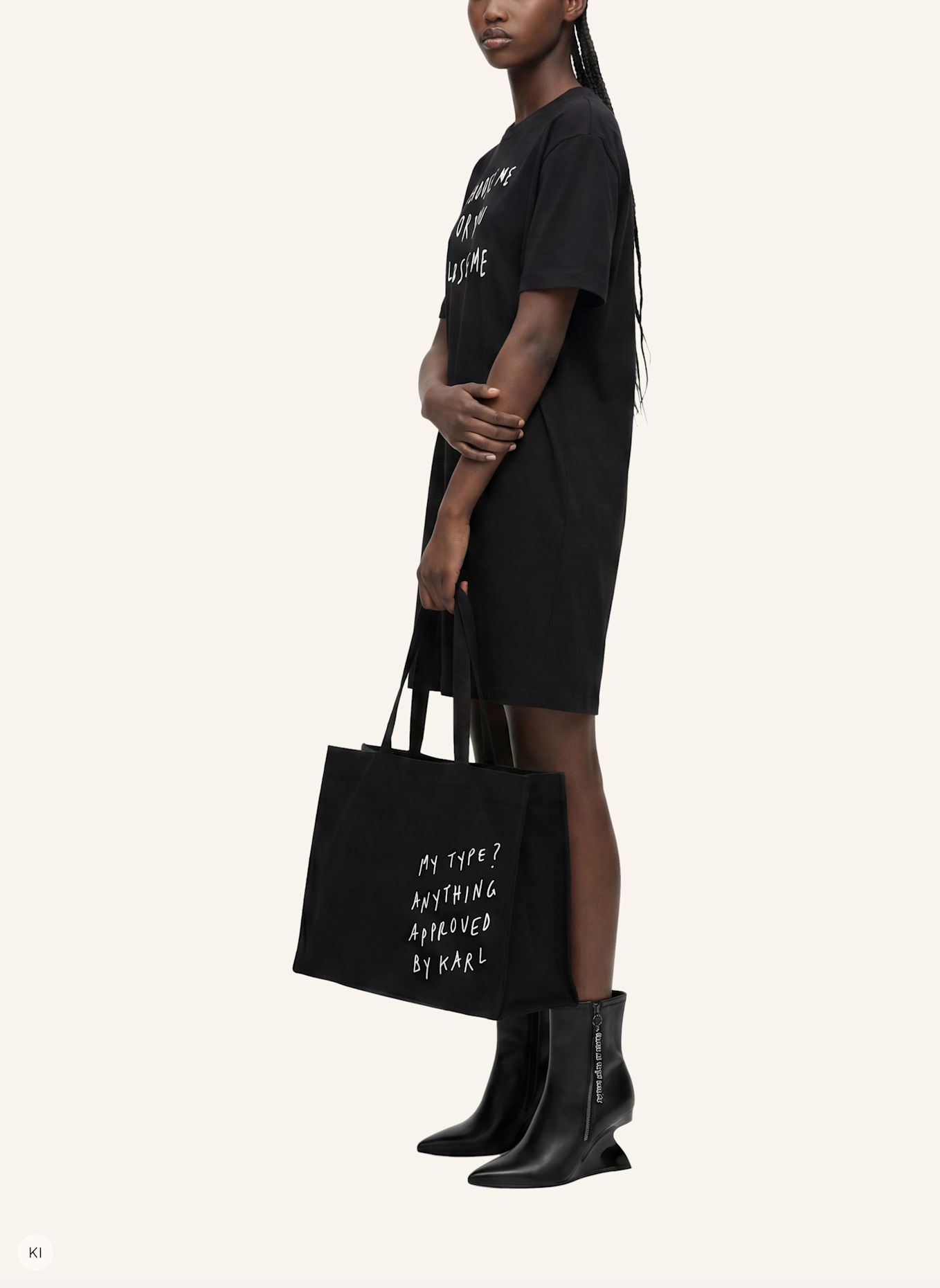 KARL LAGERFELD JEANS Shopper: SCHWARZ