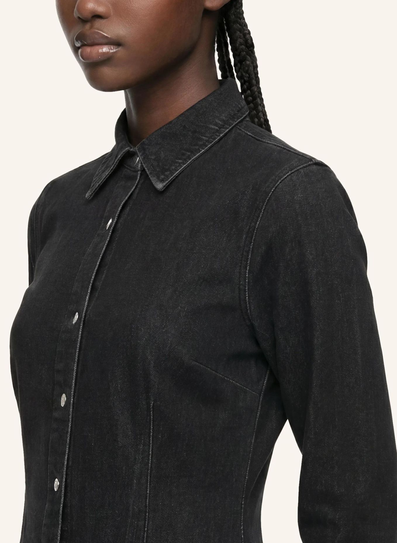 KARL LAGERFELD JEANS Kleid: SCHWARZ
