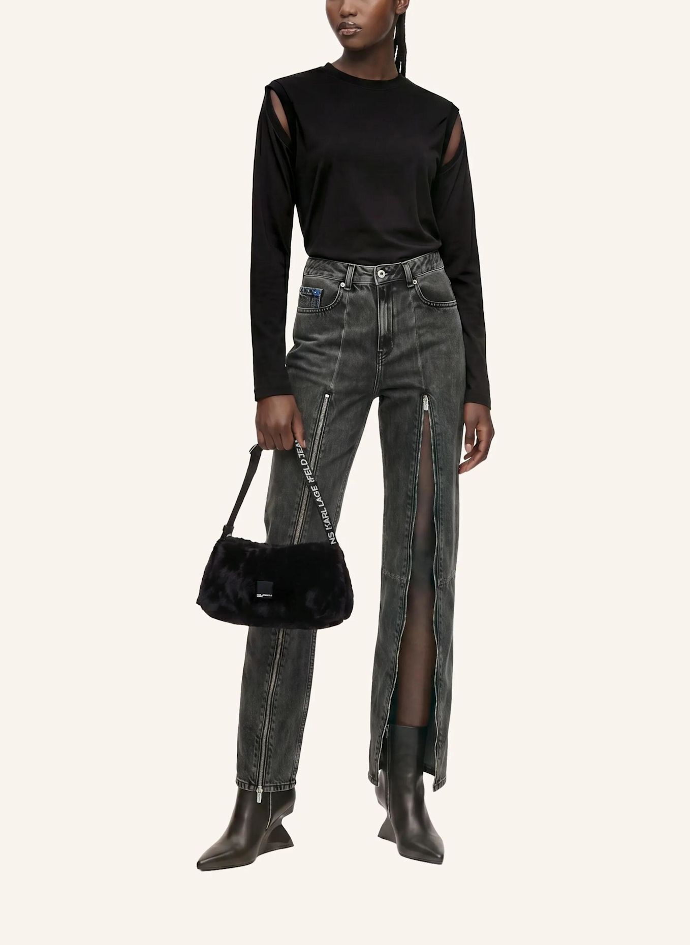KARL LAGERFELD JEANS Jeans: SCHWARZ