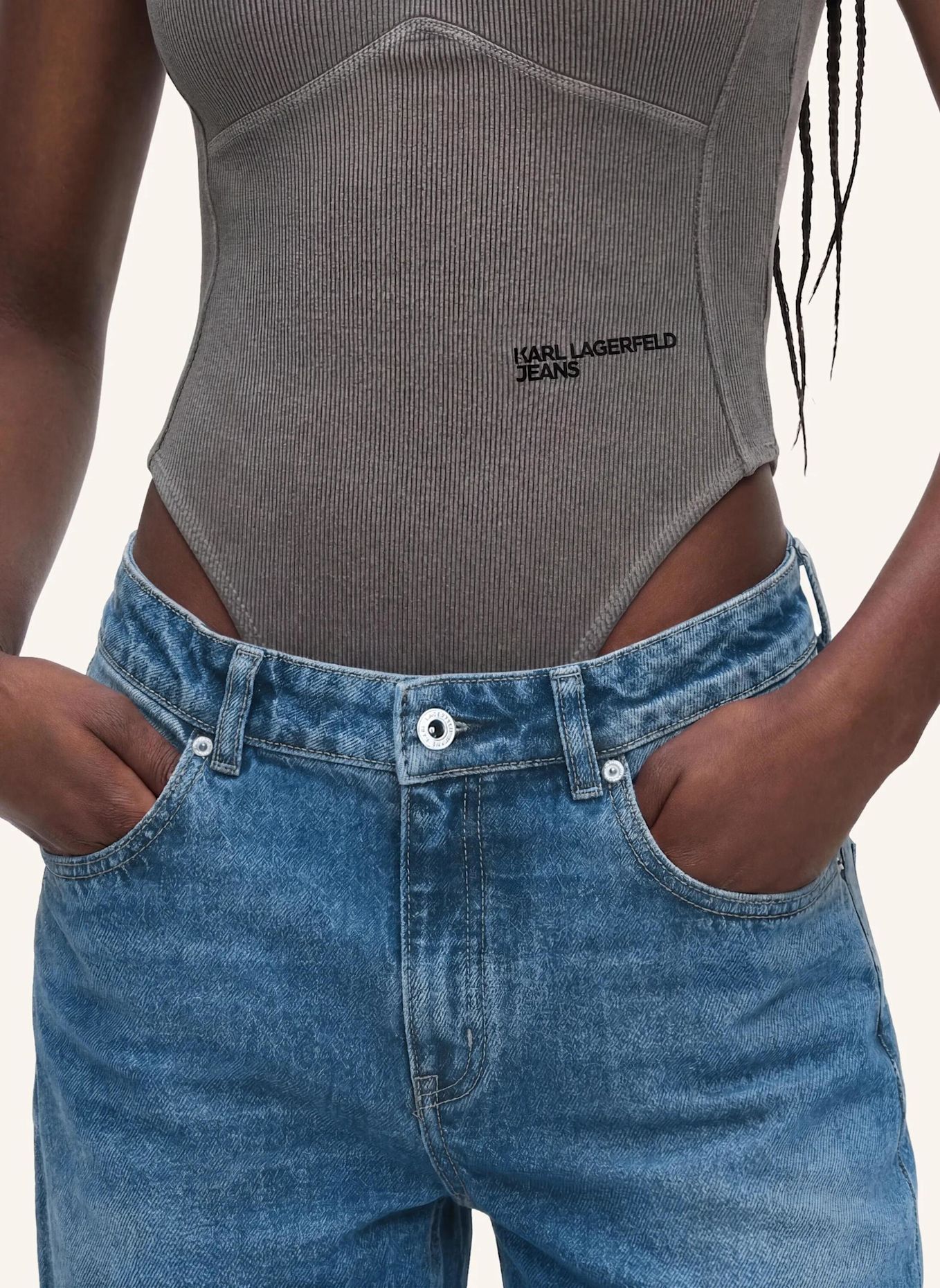 KARL LAGERFELD JEANS Jeans: BLAU