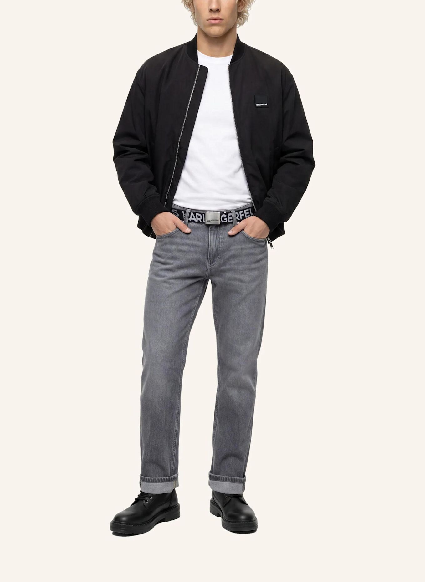 KARL LAGERFELD JEANS Jeans: HELLGRAU