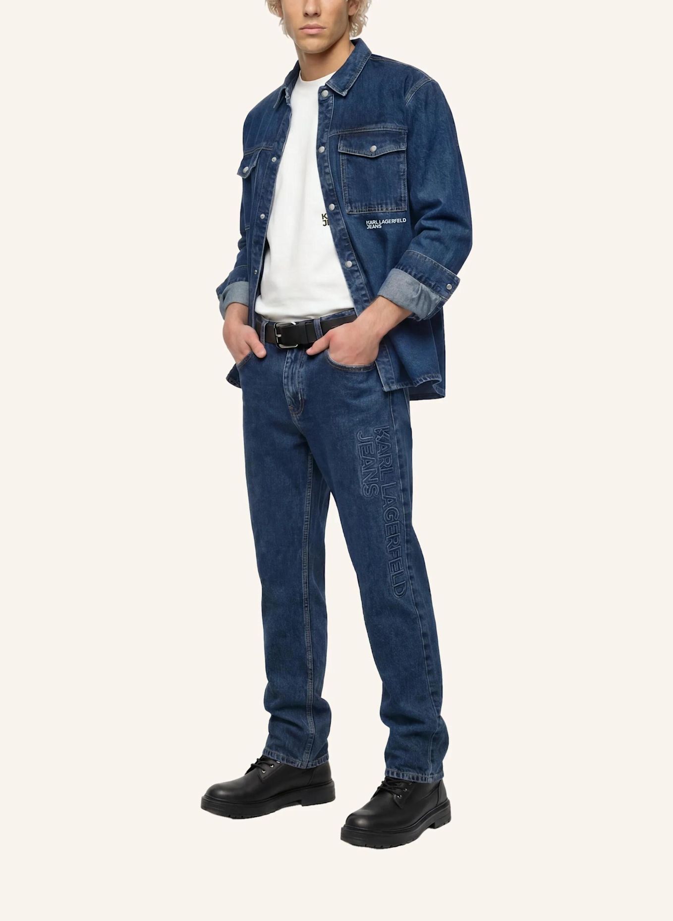 KARL LAGERFELD JEANS Jeans: BLAU