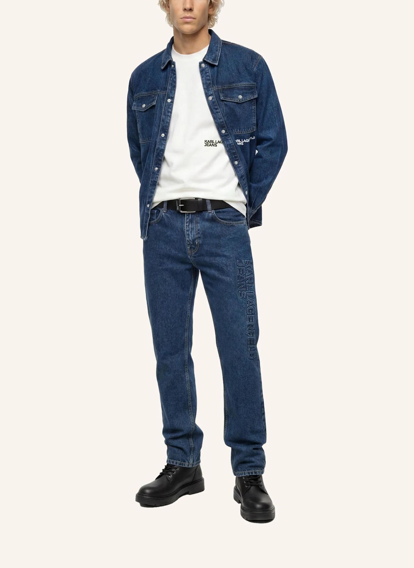 KARL LAGERFELD JEANS Jeans: BLAU
