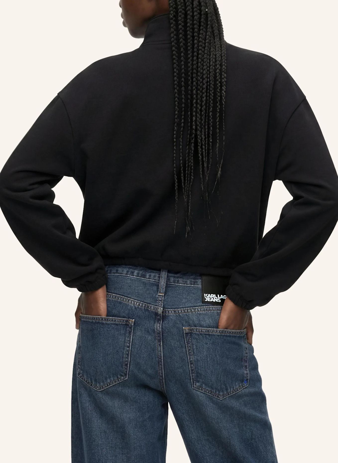 KARL LAGERFELD JEANS Sweatshirt: SCHWARZ