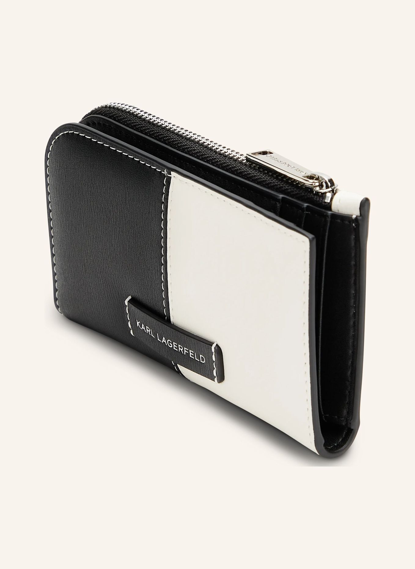 KARL LAGERFELD Geldbörse: SCHWARZ