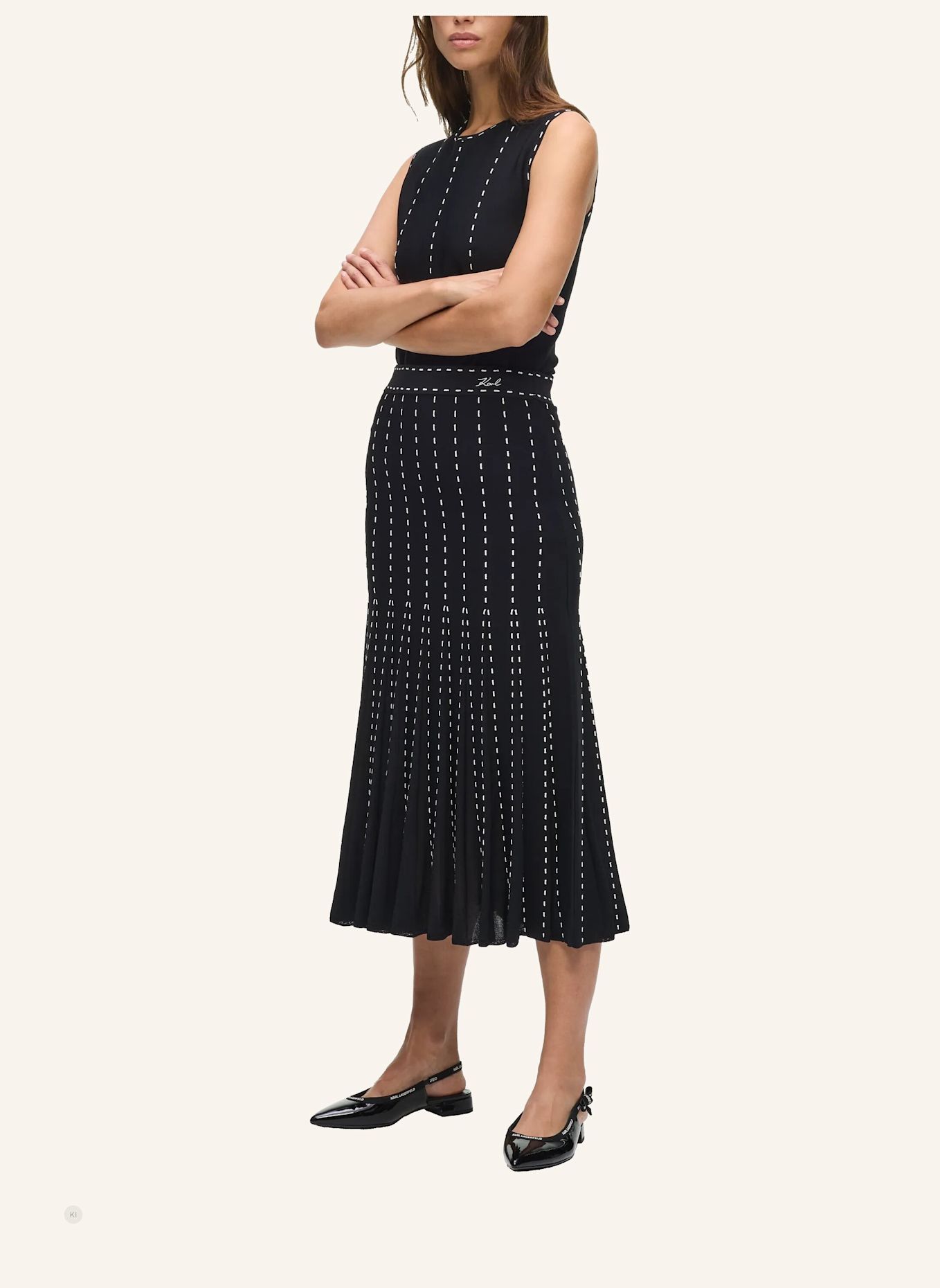 KARL LAGERFELD Rock: SCHWARZ