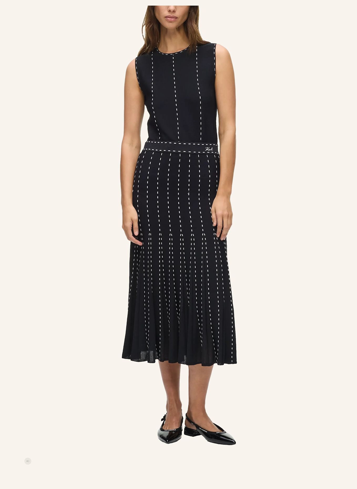 KARL LAGERFELD Rock: SCHWARZ
