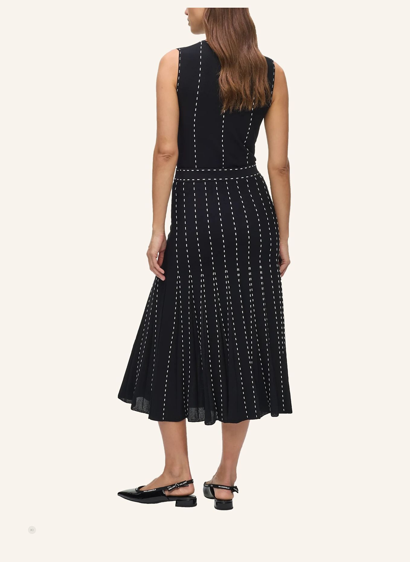 KARL LAGERFELD Rock: SCHWARZ