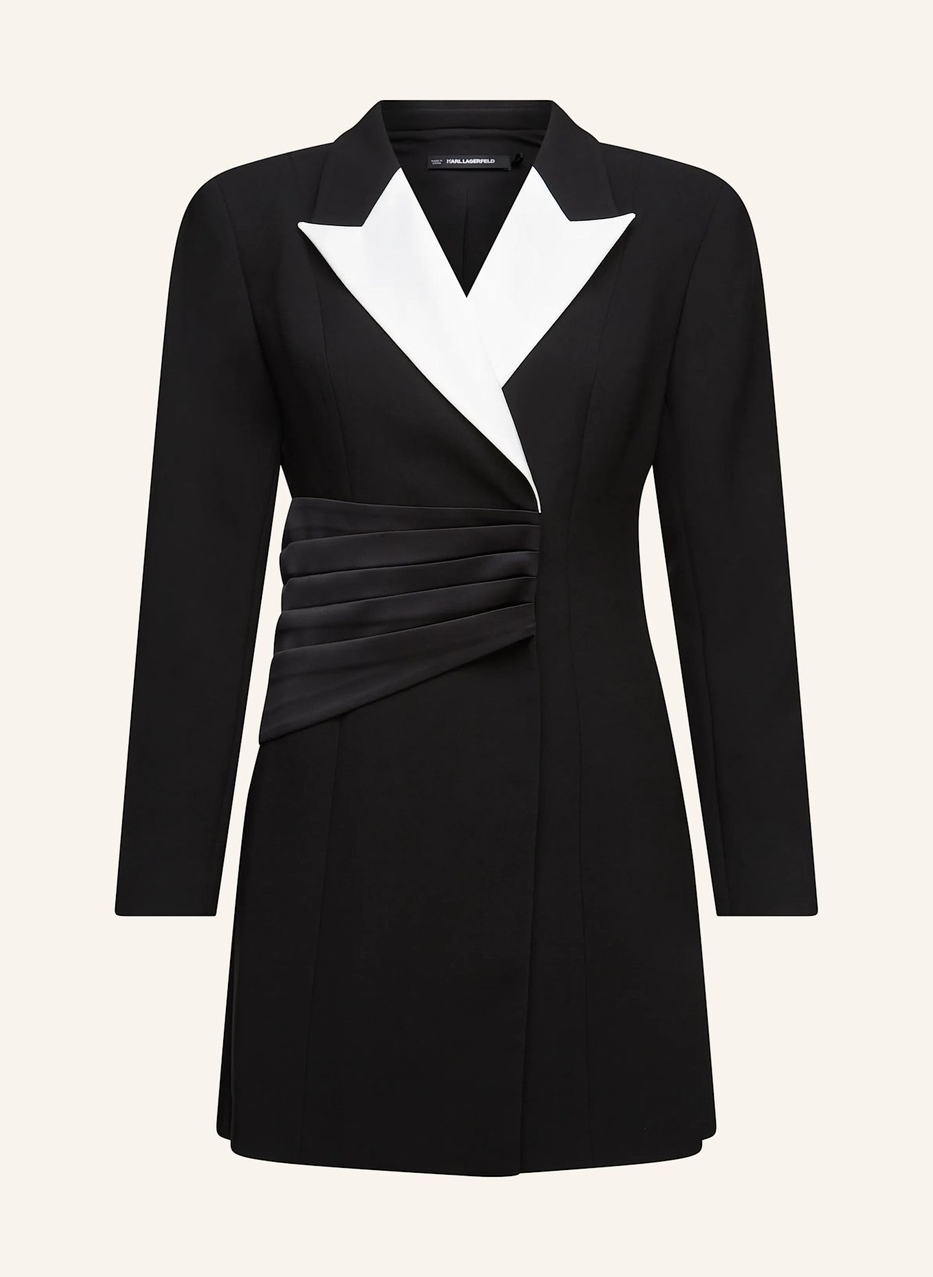 KARL LAGERFELD Kleid: SCHWARZ