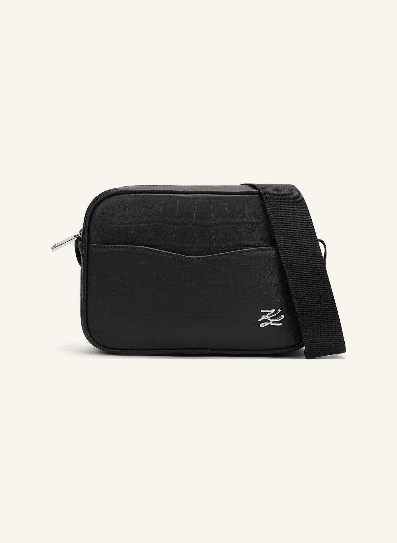 KARL LAGERFELD Schultertasche: SCHWARZ