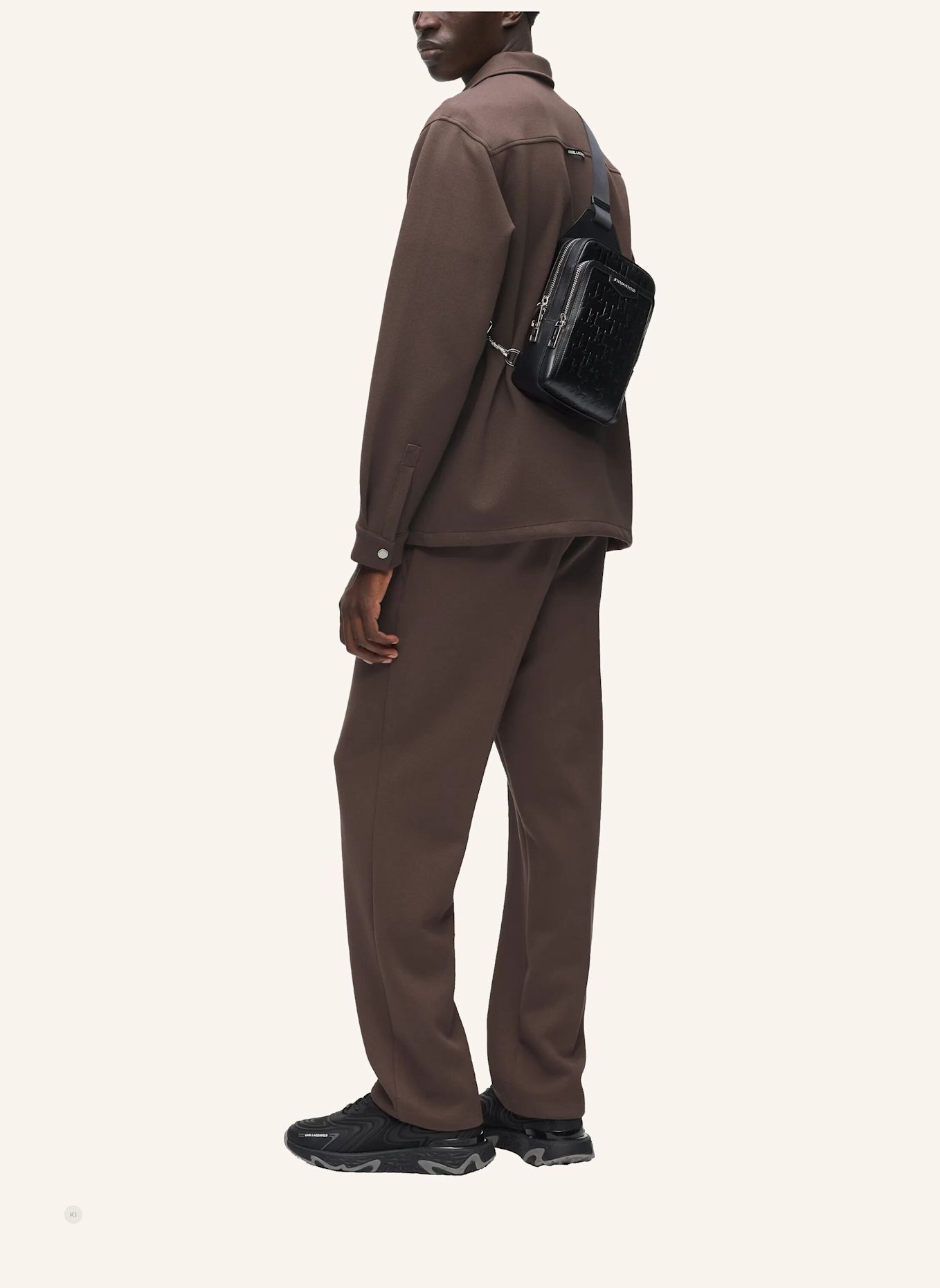 KARL LAGERFELD Umhängetasche: SCHWARZ