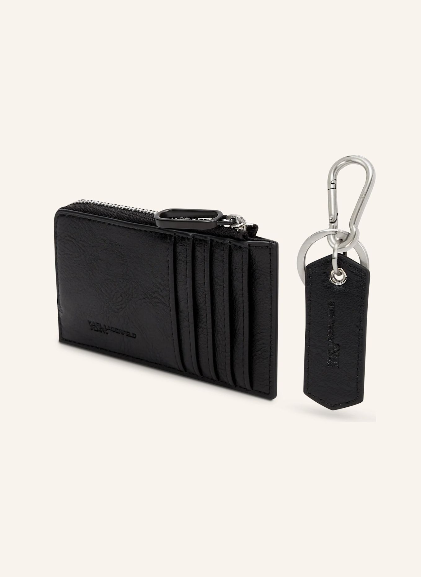 KARL LAGERFELD JEANS Kartenetui: SCHWARZ