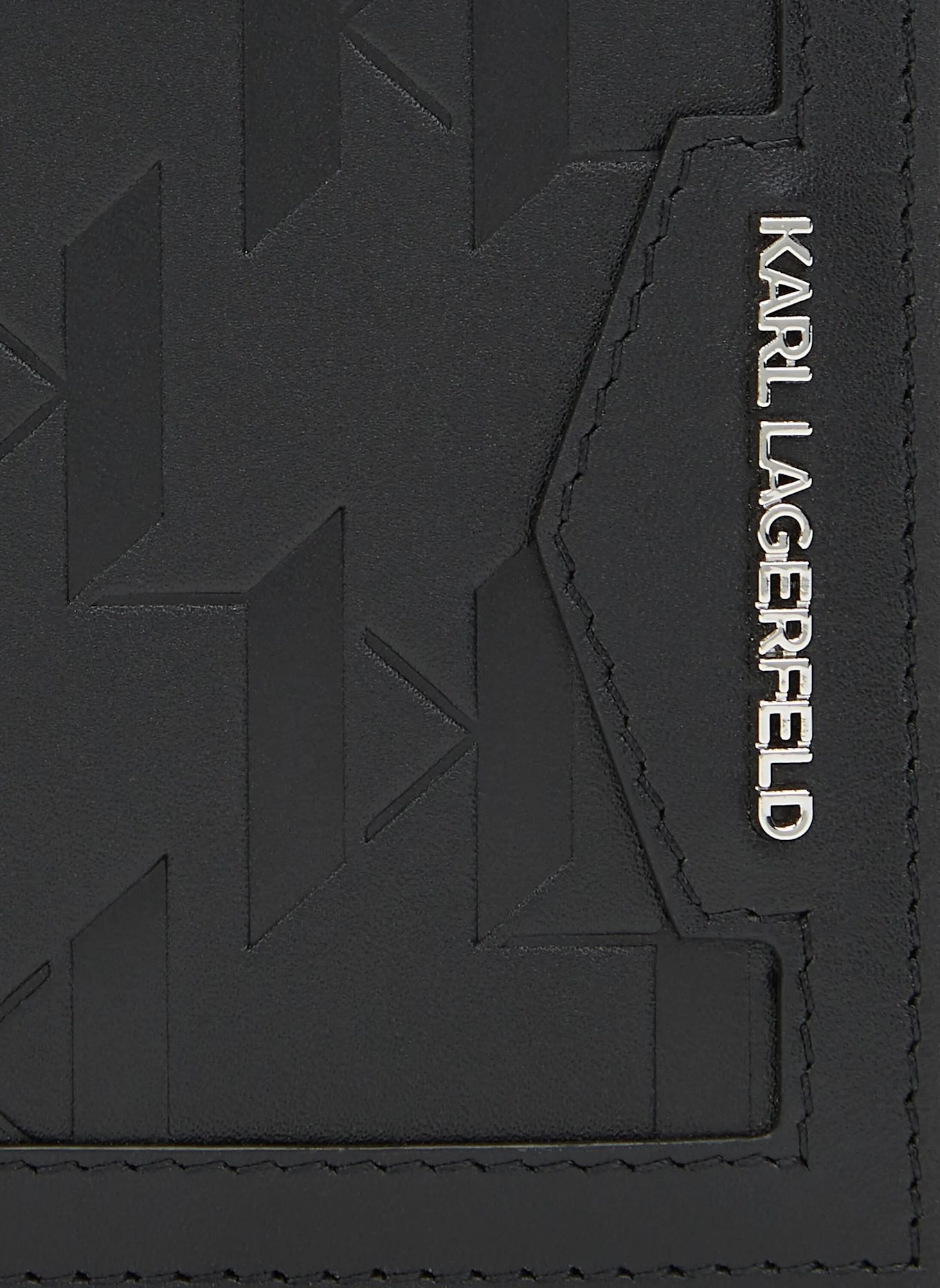 KARL LAGERFELD Geldbörse: SCHWARZ