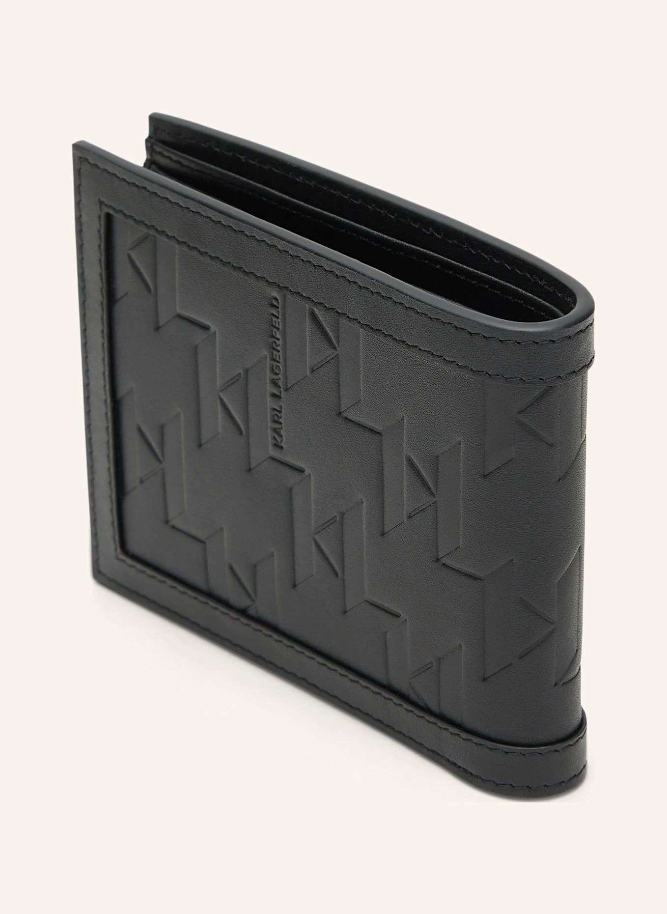 KARL LAGERFELD Geldbörse: SCHWARZ