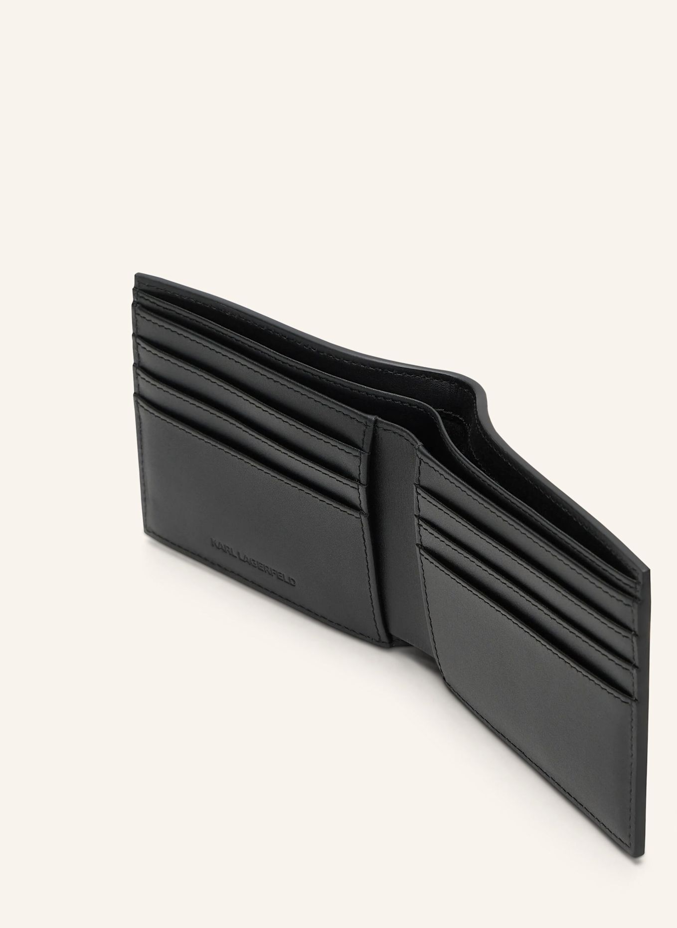 KARL LAGERFELD Geldbörse: SCHWARZ