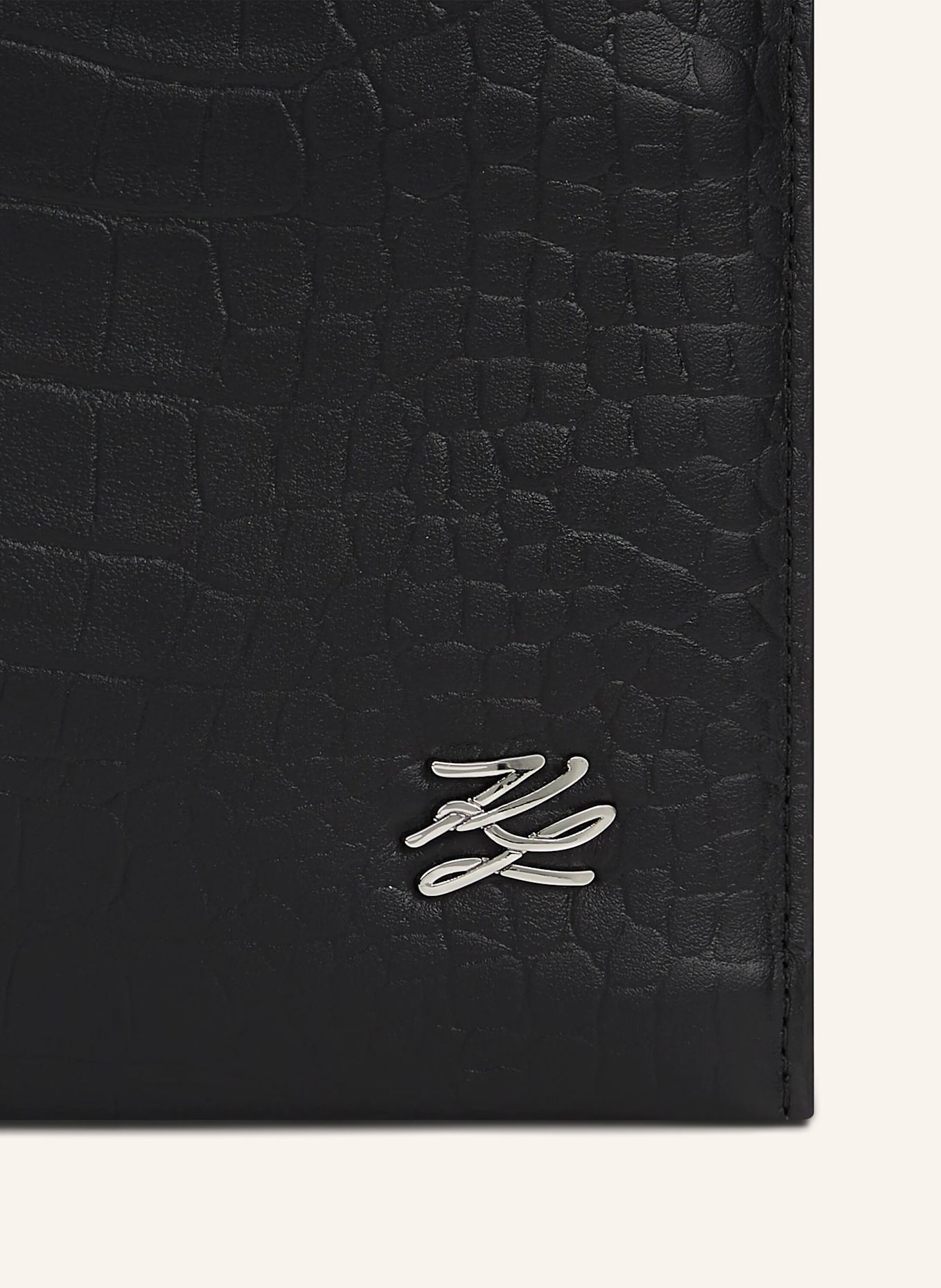KARL LAGERFELD Pouch: SCHWARZ