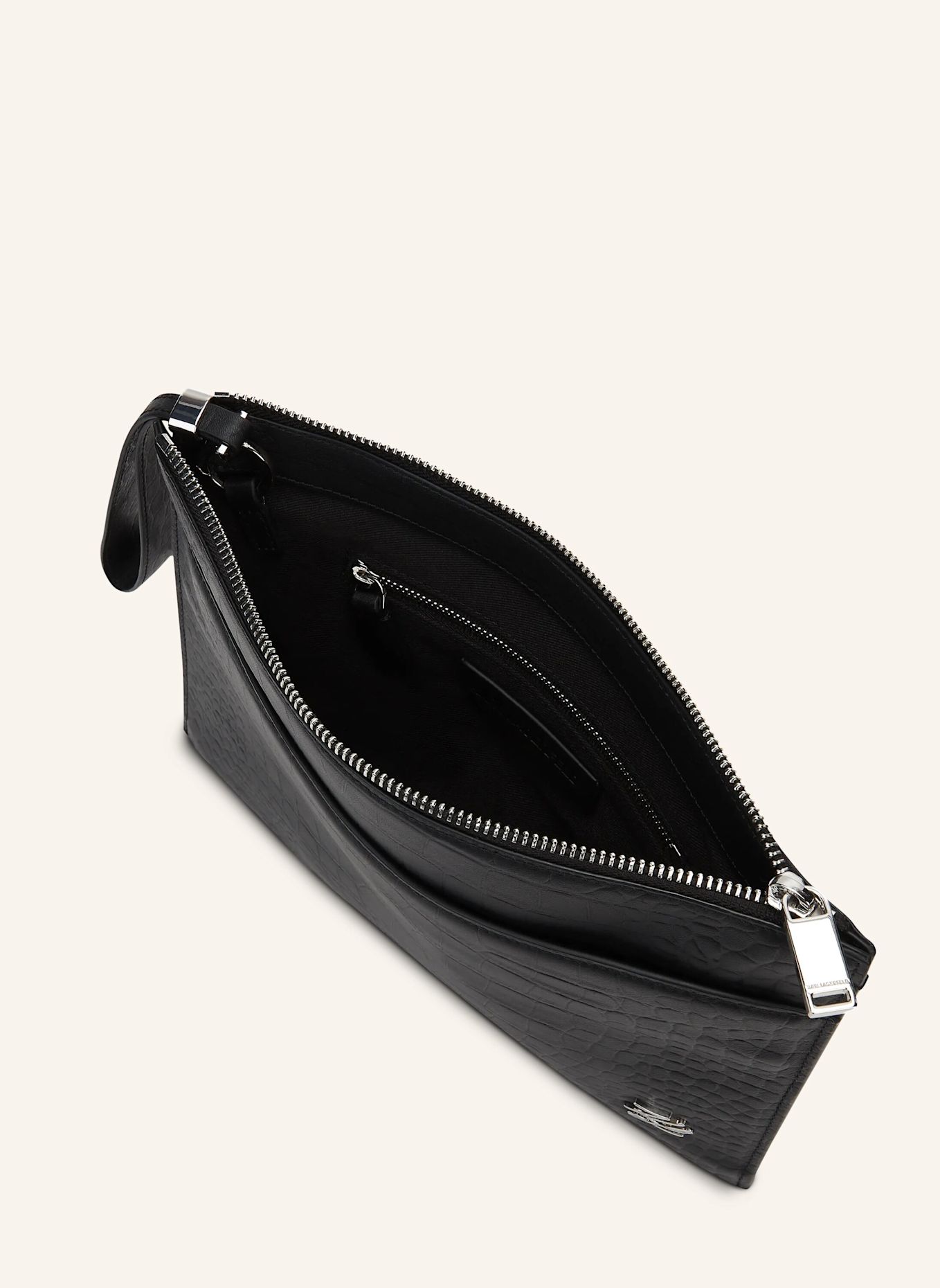 KARL LAGERFELD Pouch: SCHWARZ
