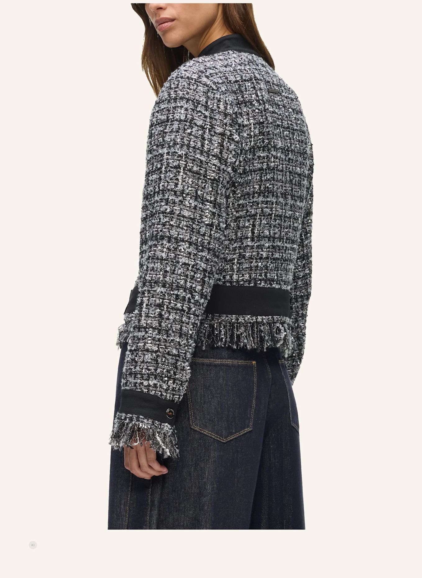 KARL LAGERFELD Jacke: SCHWARZ