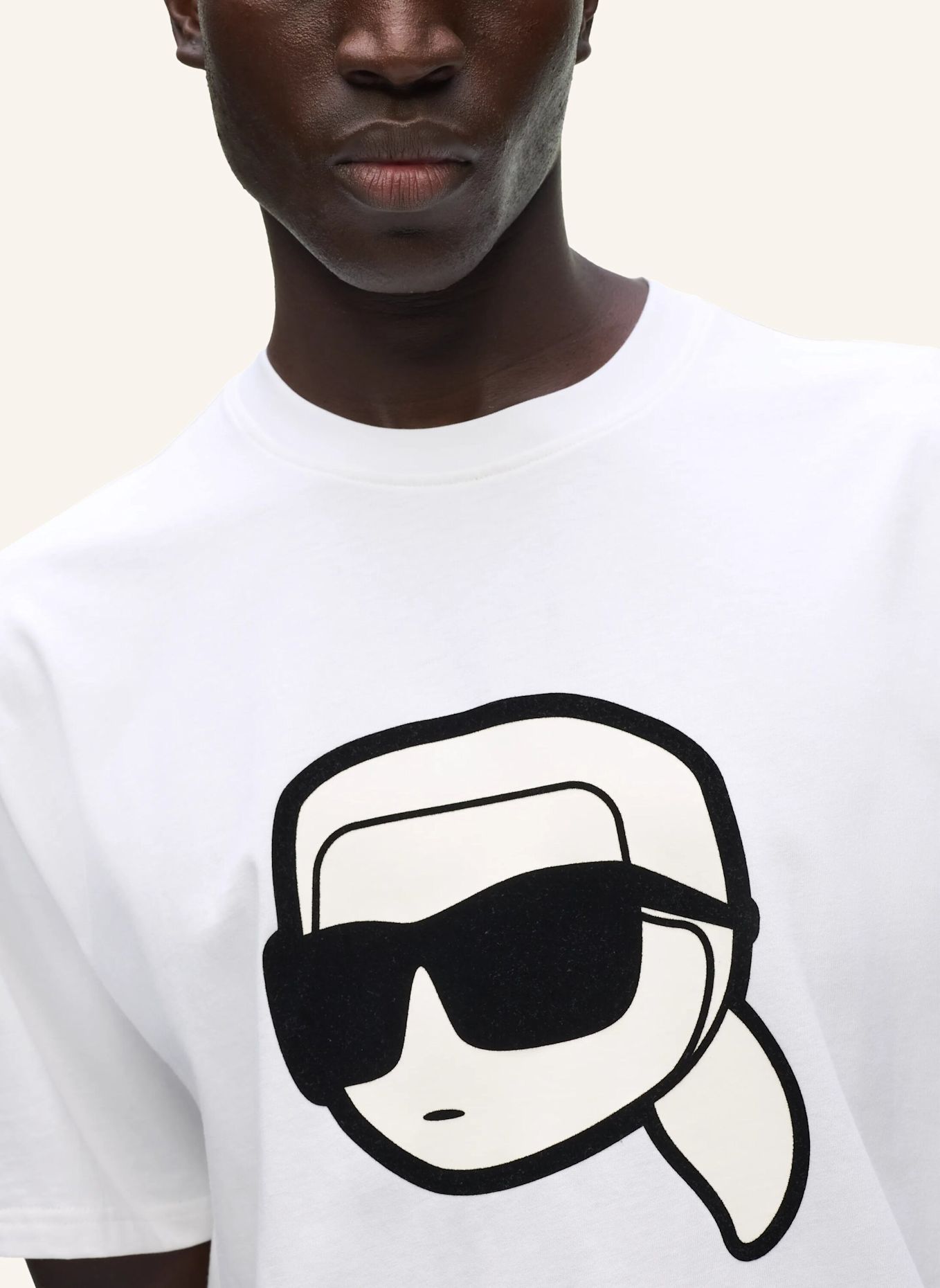 KARL LAGERFELD T-shirt: WEISS