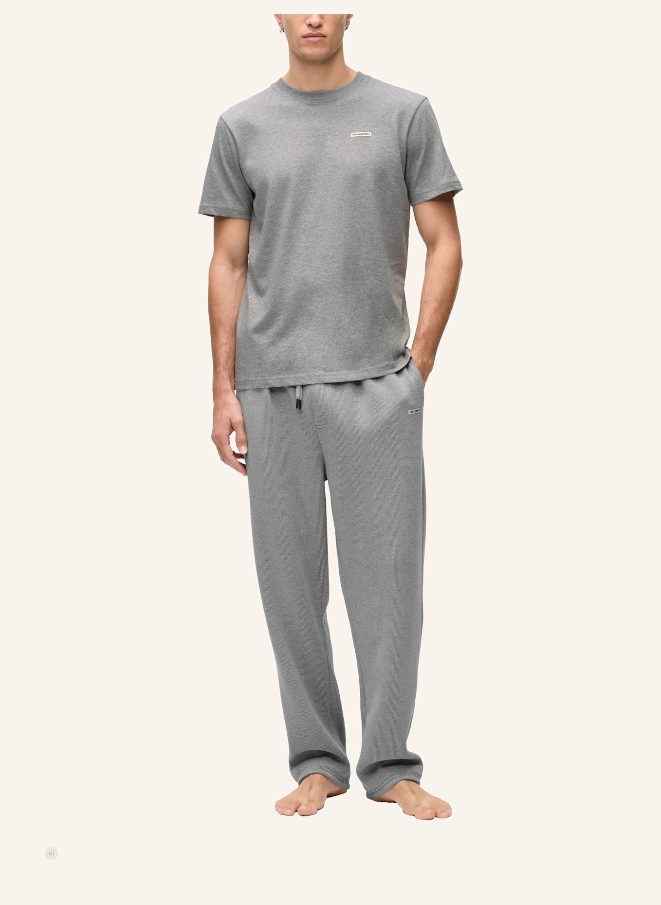 KARL LAGERFELD Top: GRAU