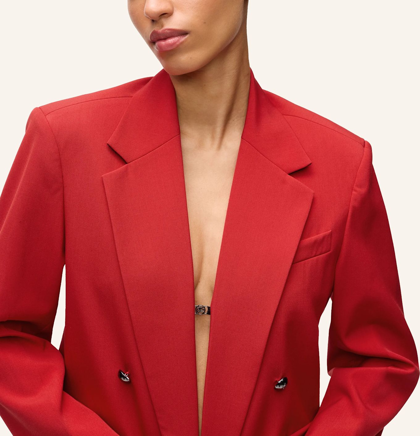 KARL LAGERFELD Blazer: ROT