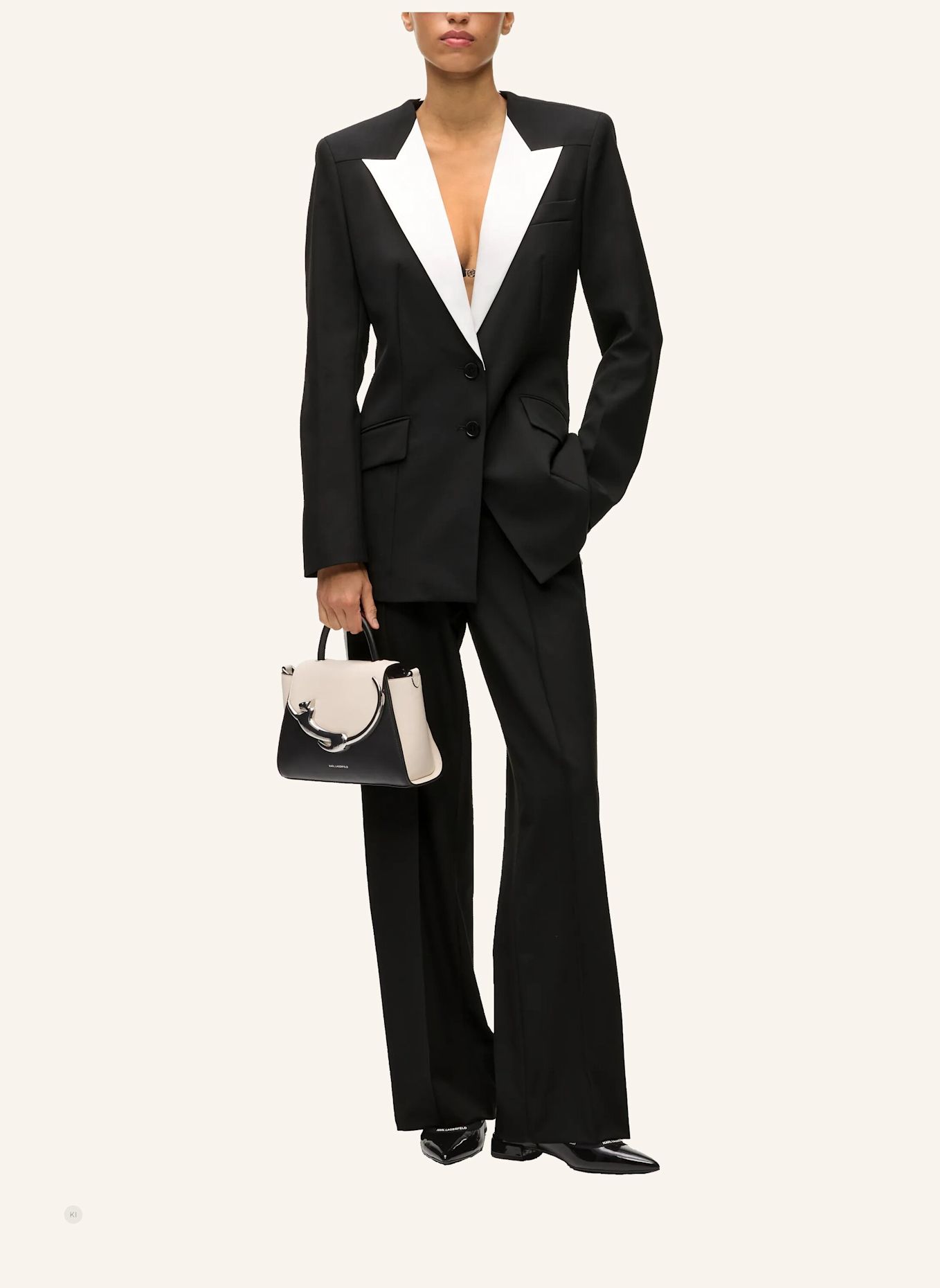 KARL LAGERFELD Blazer: SCHWARZ