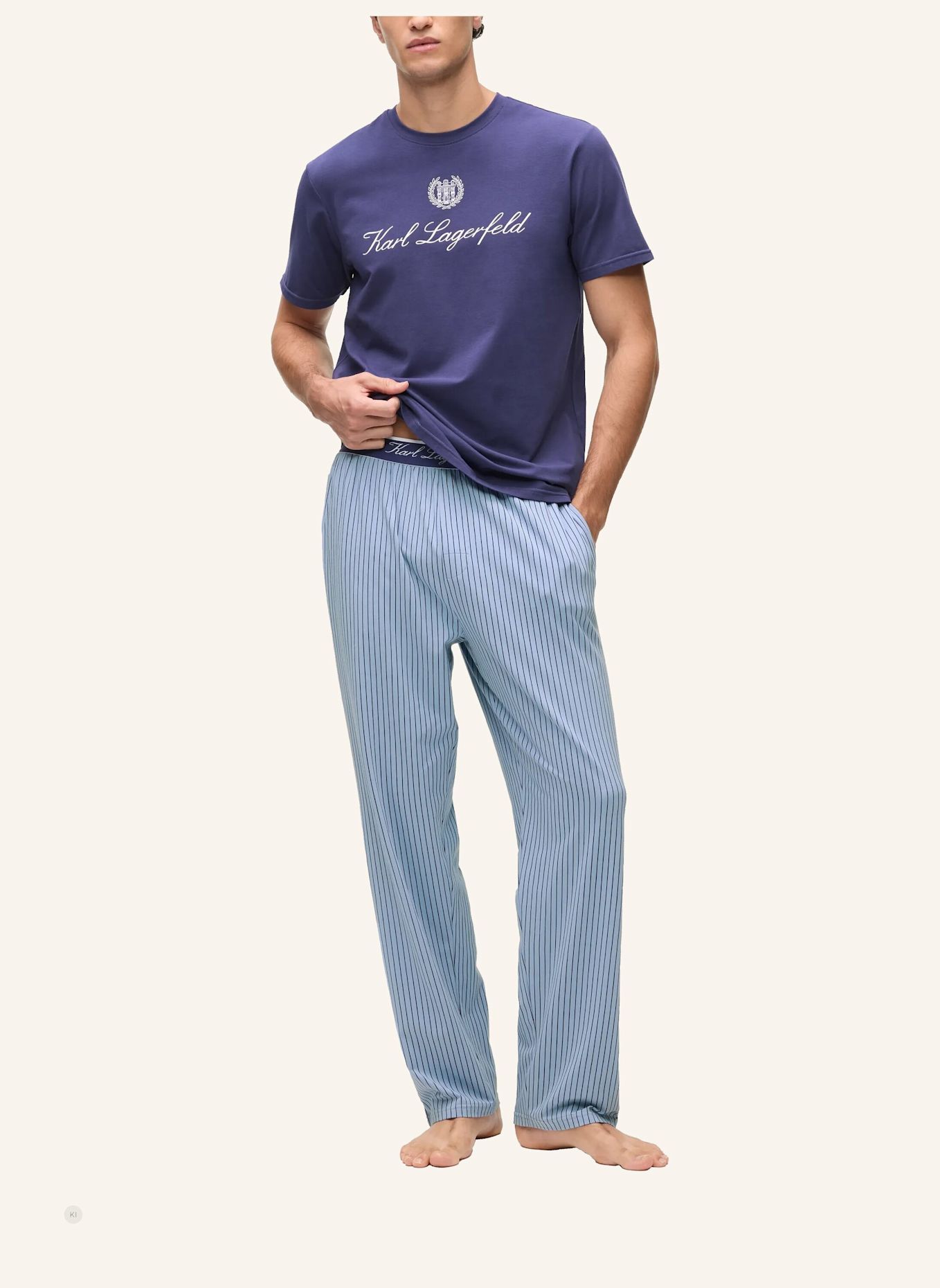 KARL LAGERFELD Nachtwäsche: BLAU