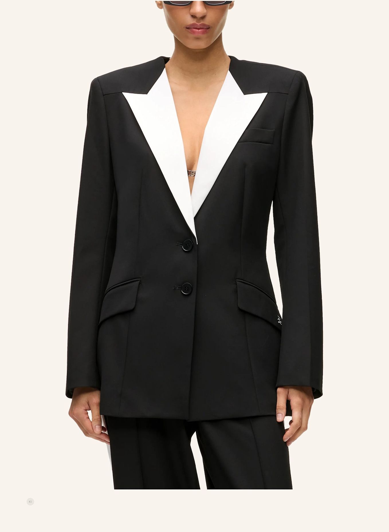 KARL LAGERFELD Blazer: SCHWARZ