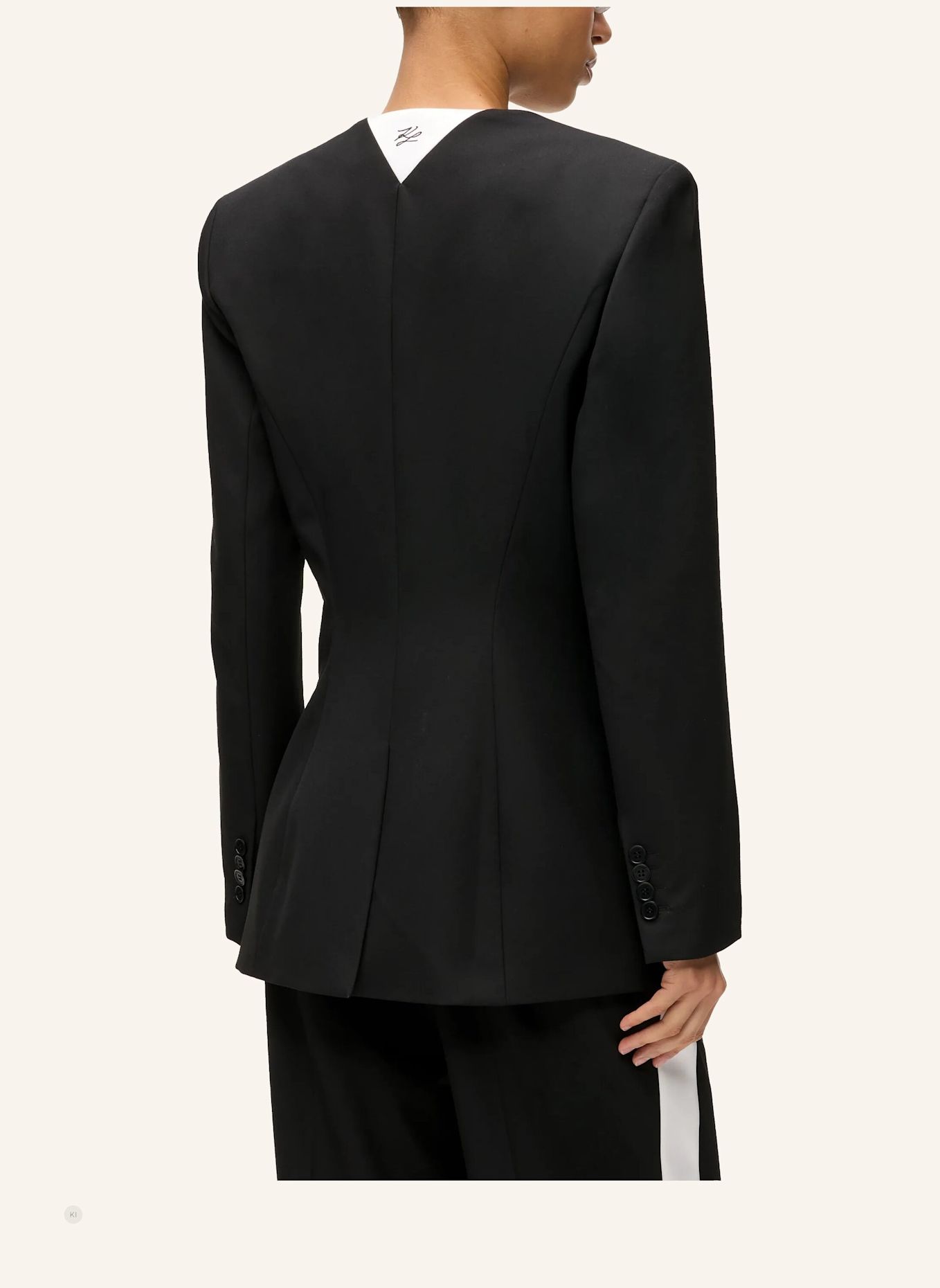 KARL LAGERFELD Blazer: SCHWARZ