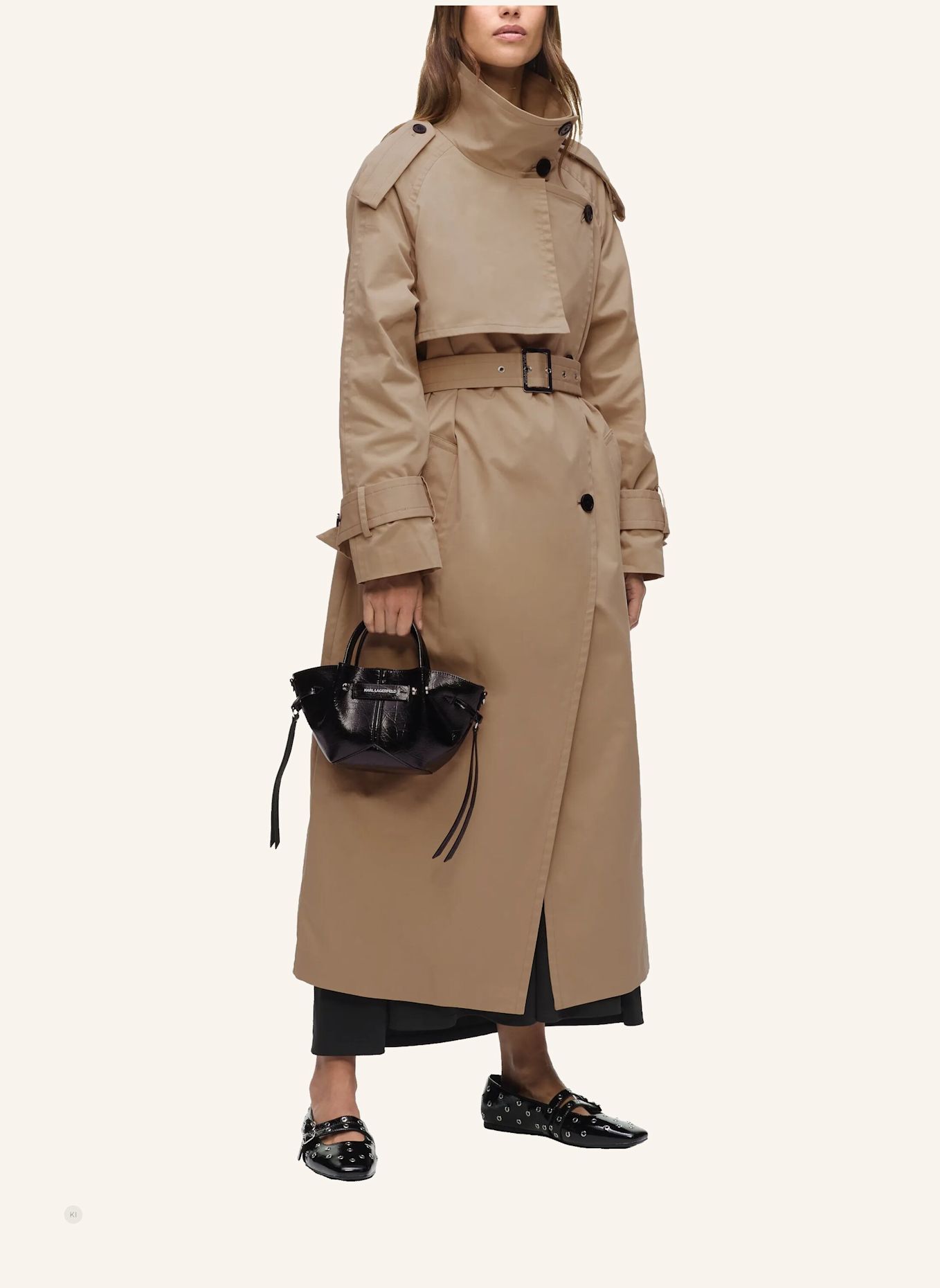 KARL LAGERFELD Mantel: BEIGE