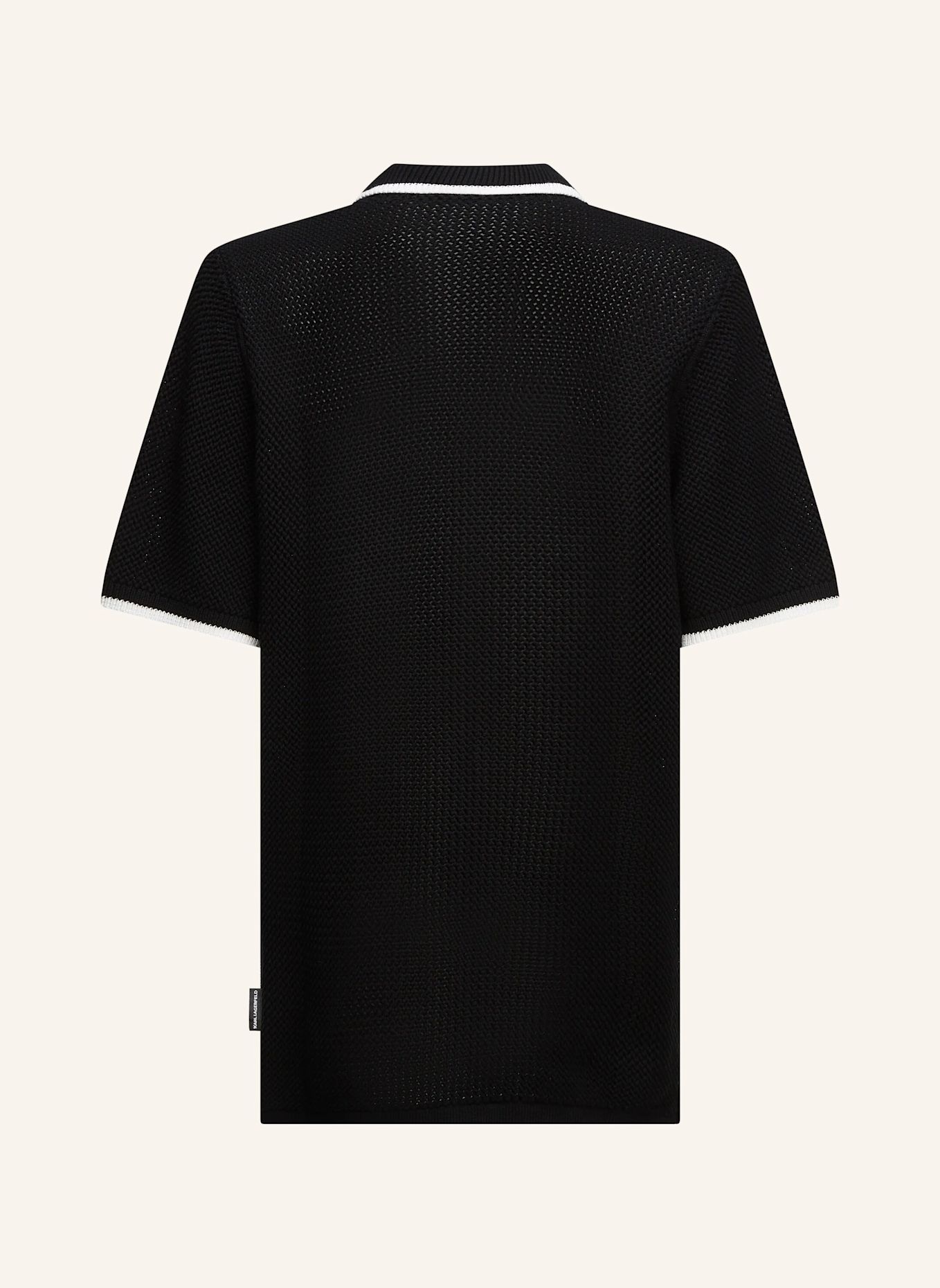 KARL LAGERFELD Poloshirt: SCHWARZ