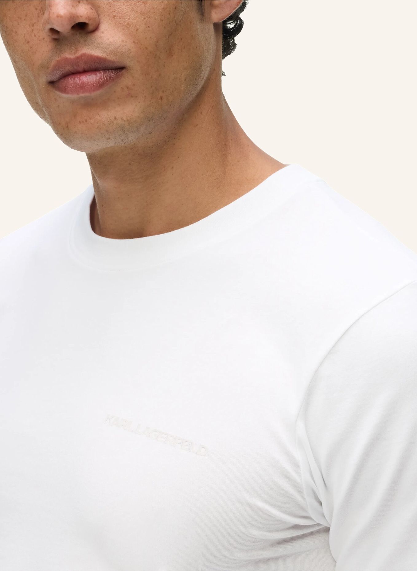 KARL LAGERFELD Top: WEISS